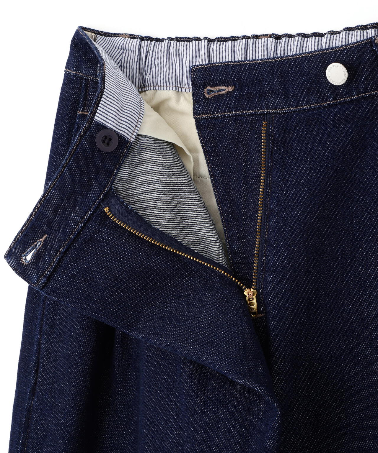 ソフトデニムバレルパンツ