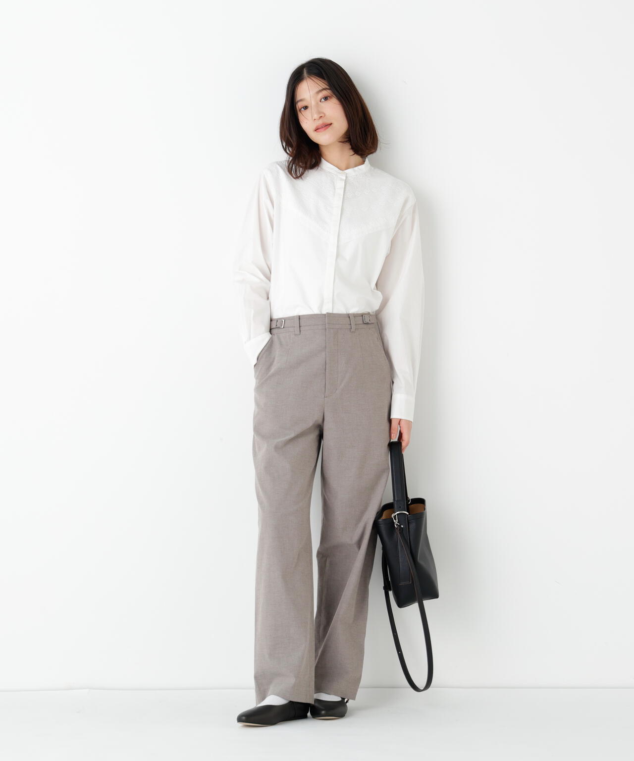 ドビーストレッチストレートパンツ