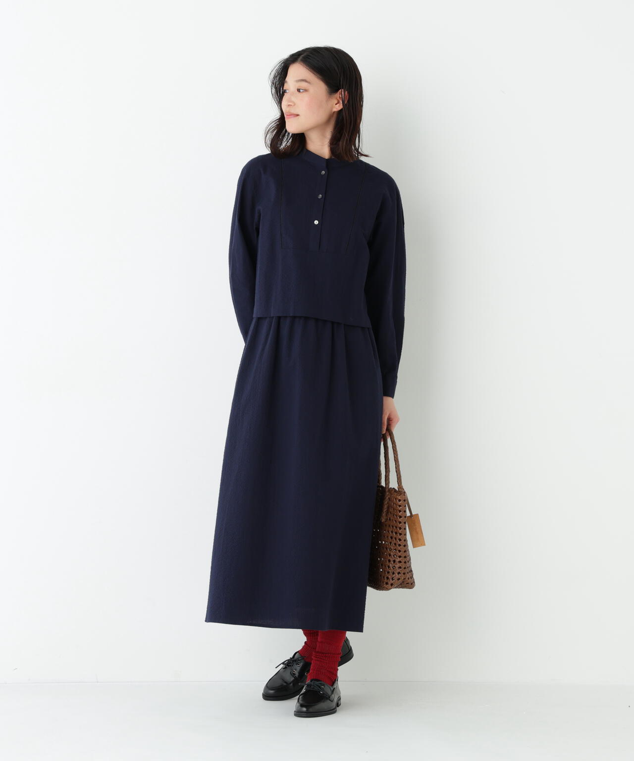 セットアップ見え はしごレースワンピース | human woman（ヒューマン