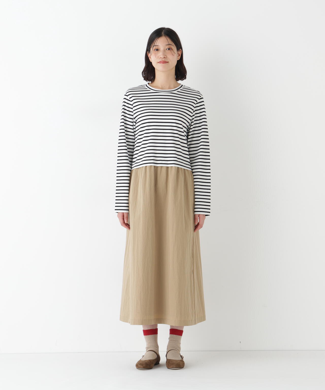 ドッキングプルオーバーワンピース