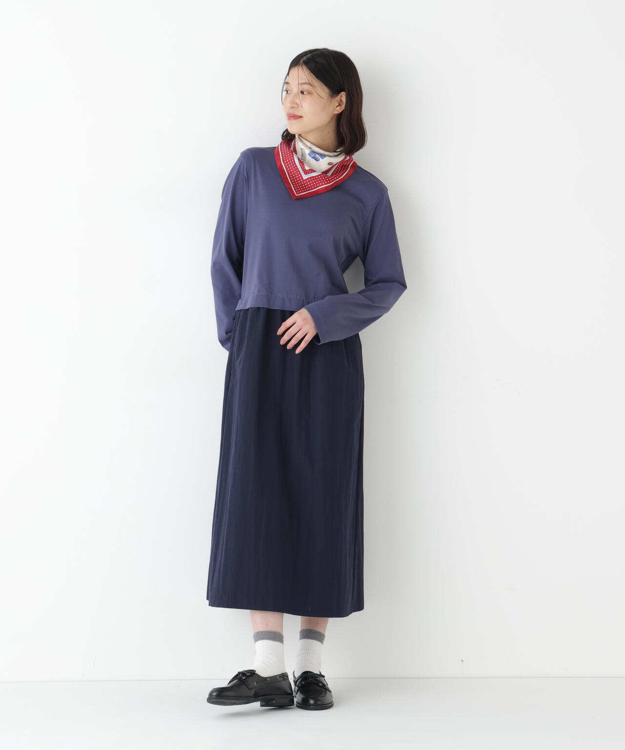 ドッキングプルオーバーワンピース