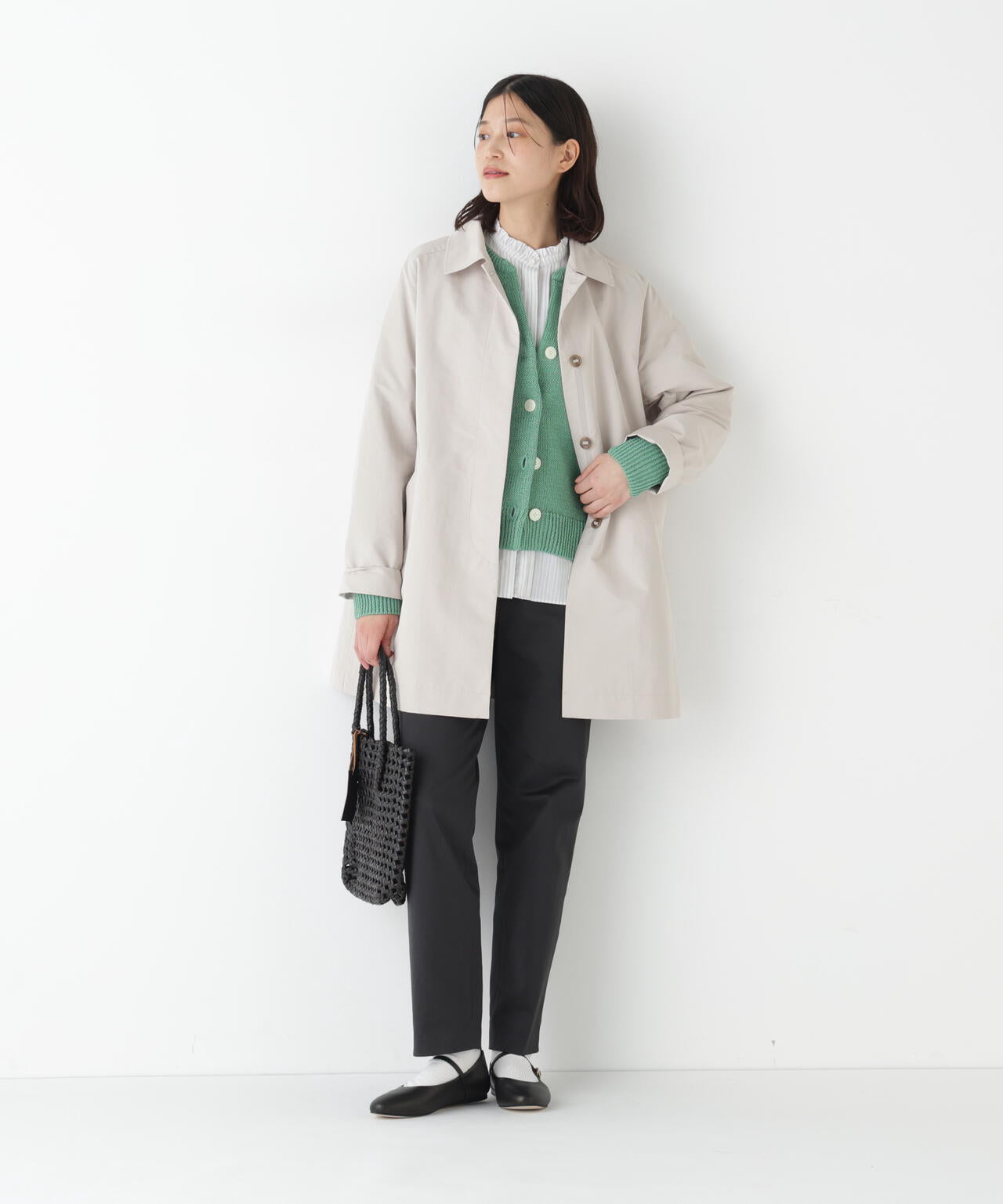 弱撥水タフタステンカラーコート