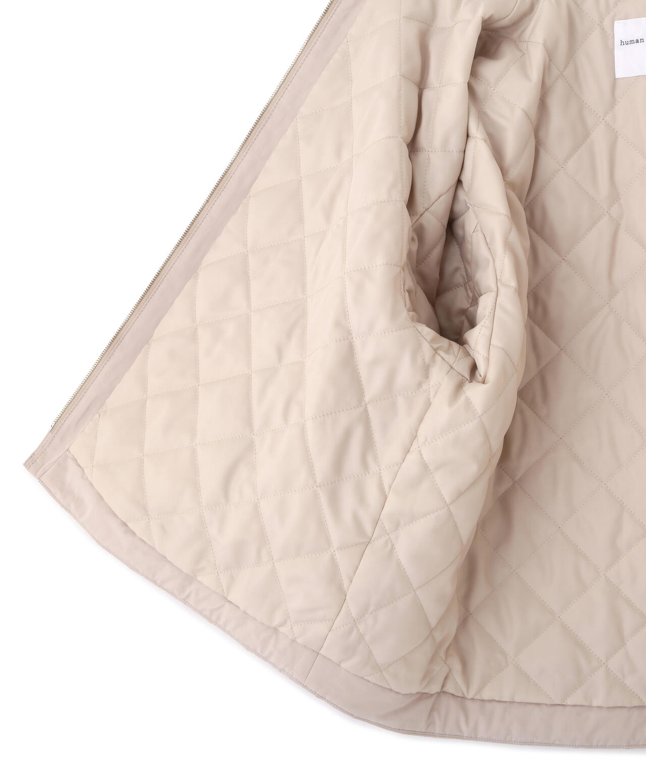 弱撥水タフタ中綿入りブルゾン | human woman（ヒューマンウーマン