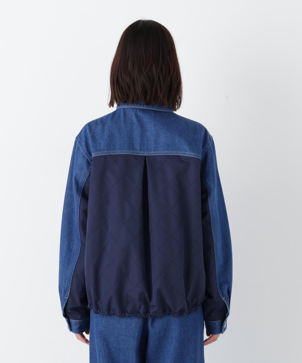 ソフトデニムドッキングブルゾン