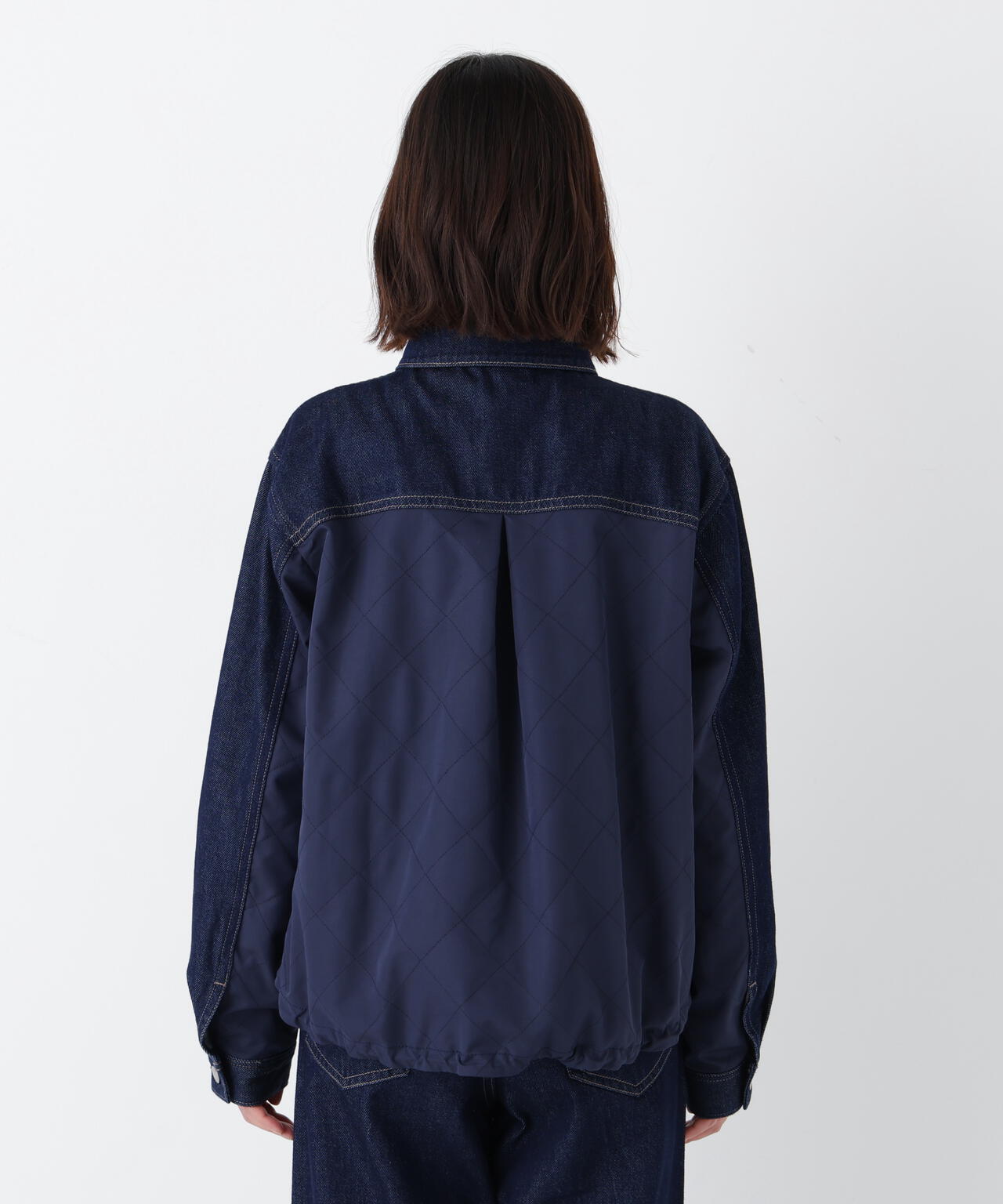 ソフトデニムドッキングブルゾン