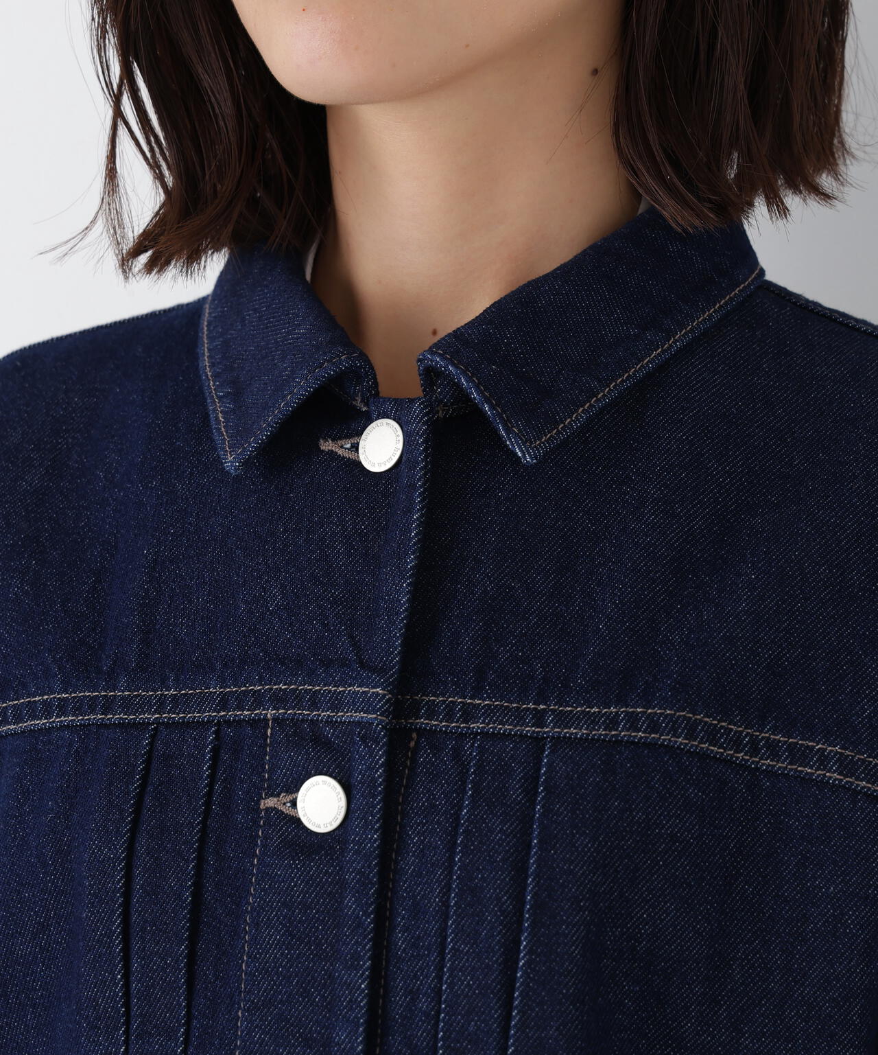 洗える》ソフトデニムドッキングブルゾン | human woman（ヒューマン