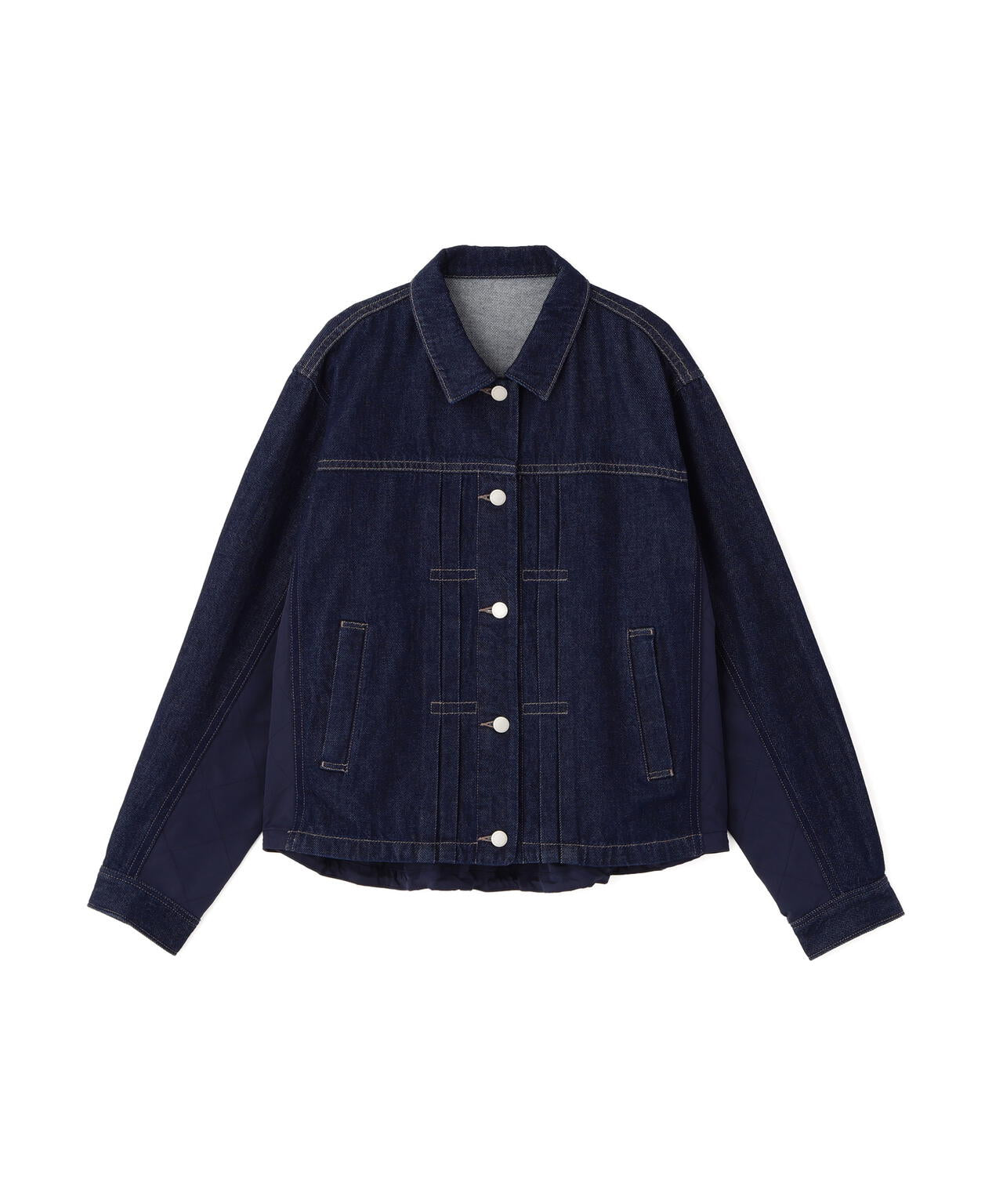 ソフトデニムドッキングブルゾン