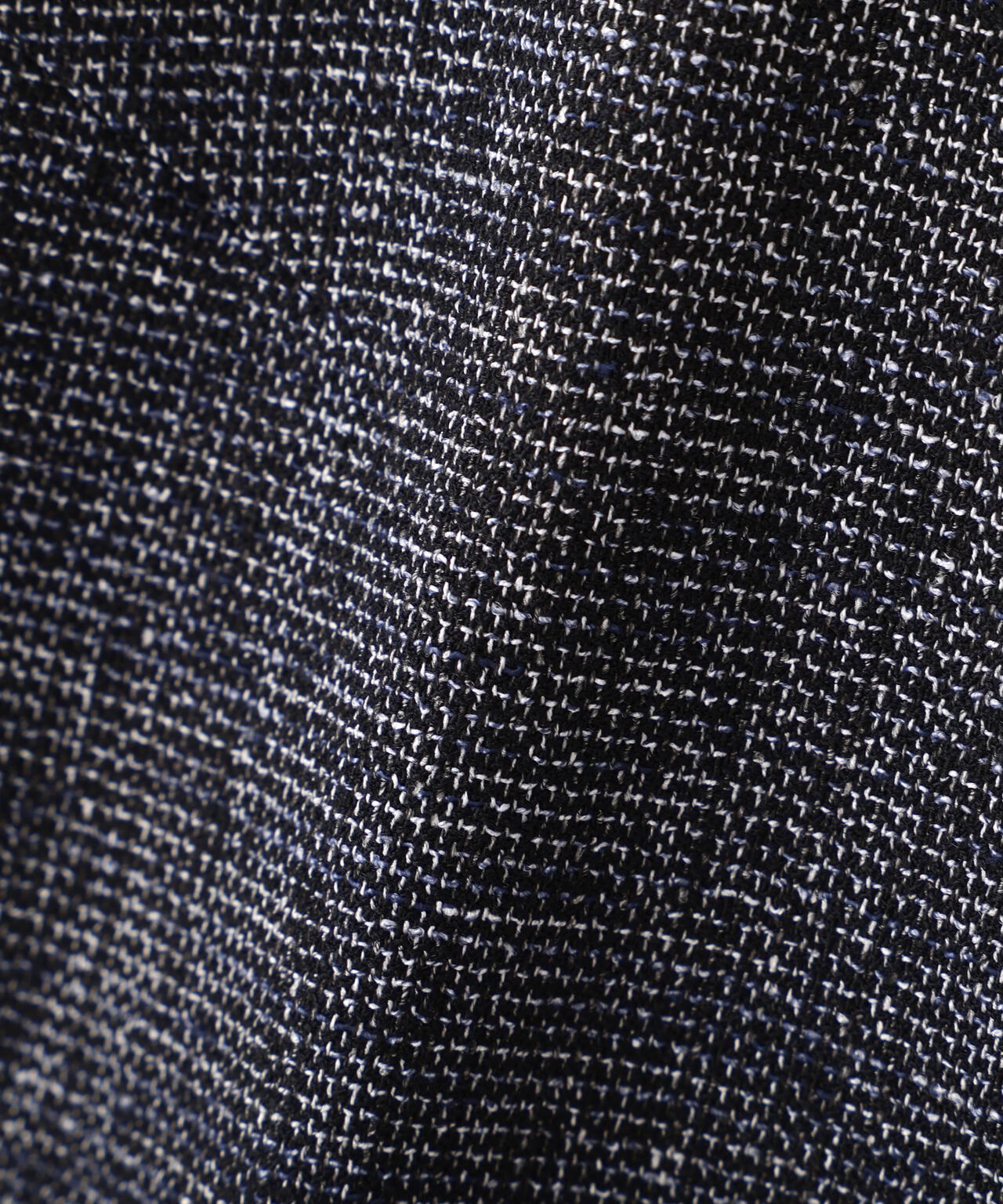 リングツィードノーカラーブルゾン