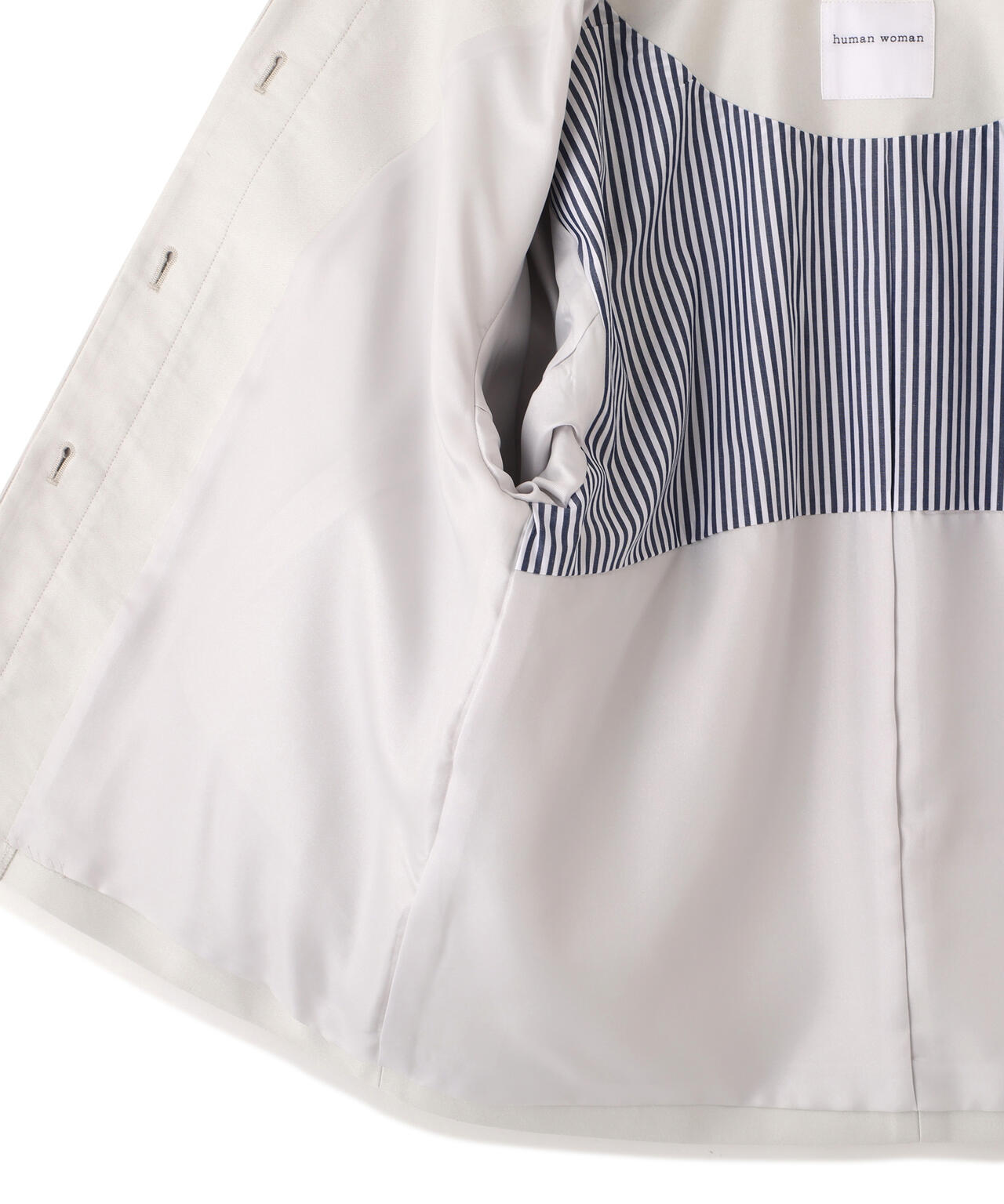 ライトモールスキンノーカラージャケット