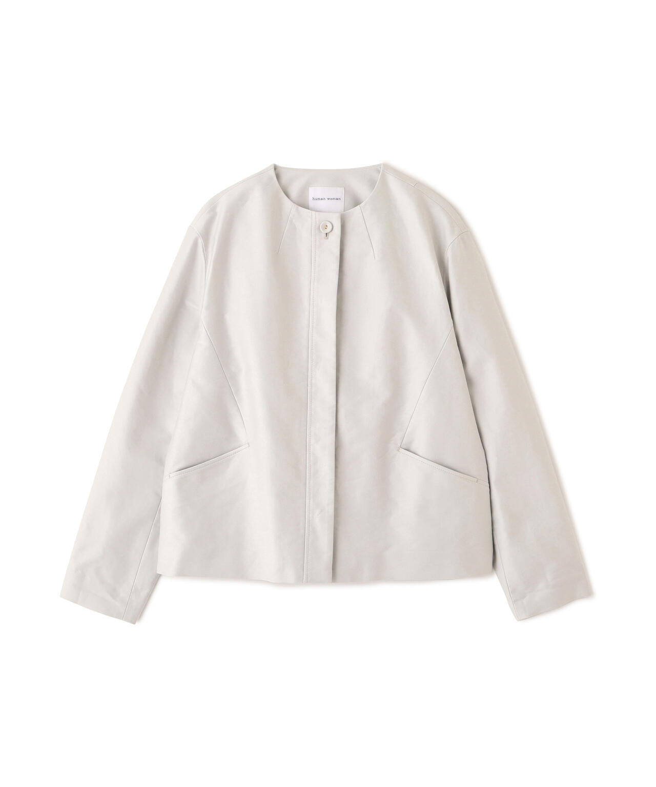 ライトモールスキンノーカラージャケット