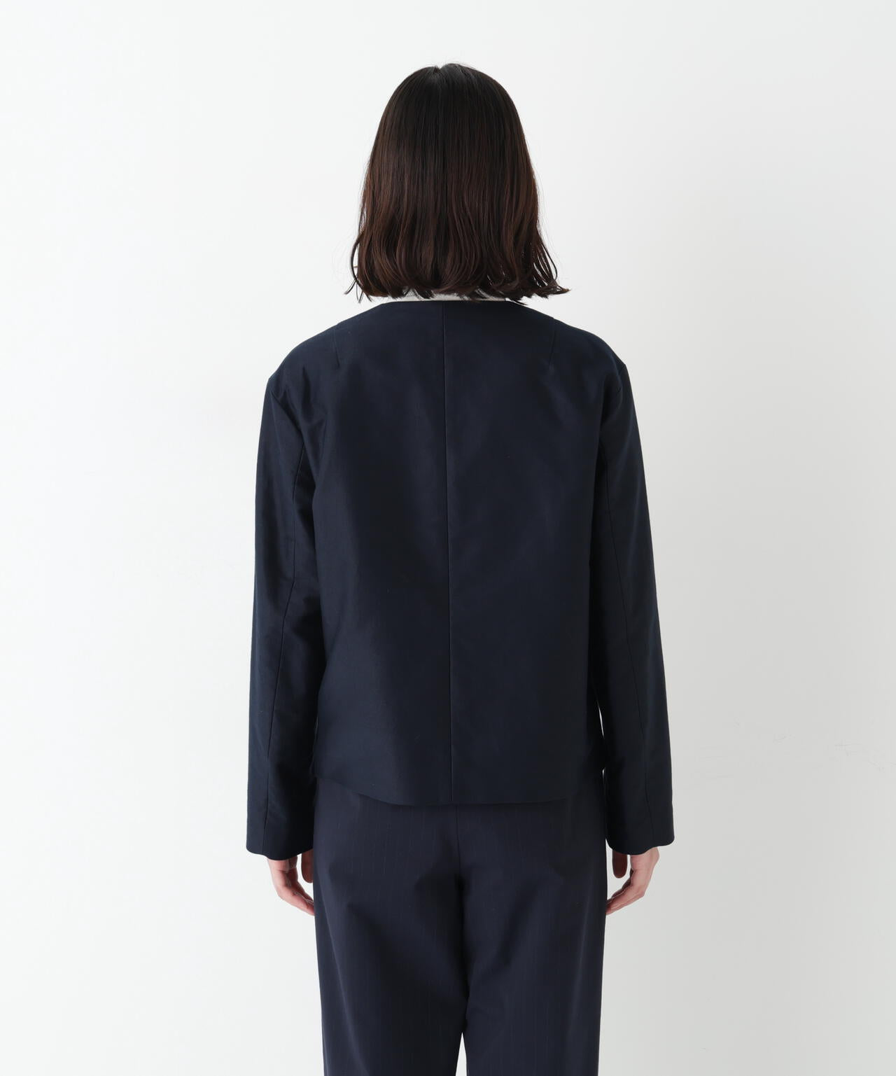 ライトモールスキンノーカラージャケット