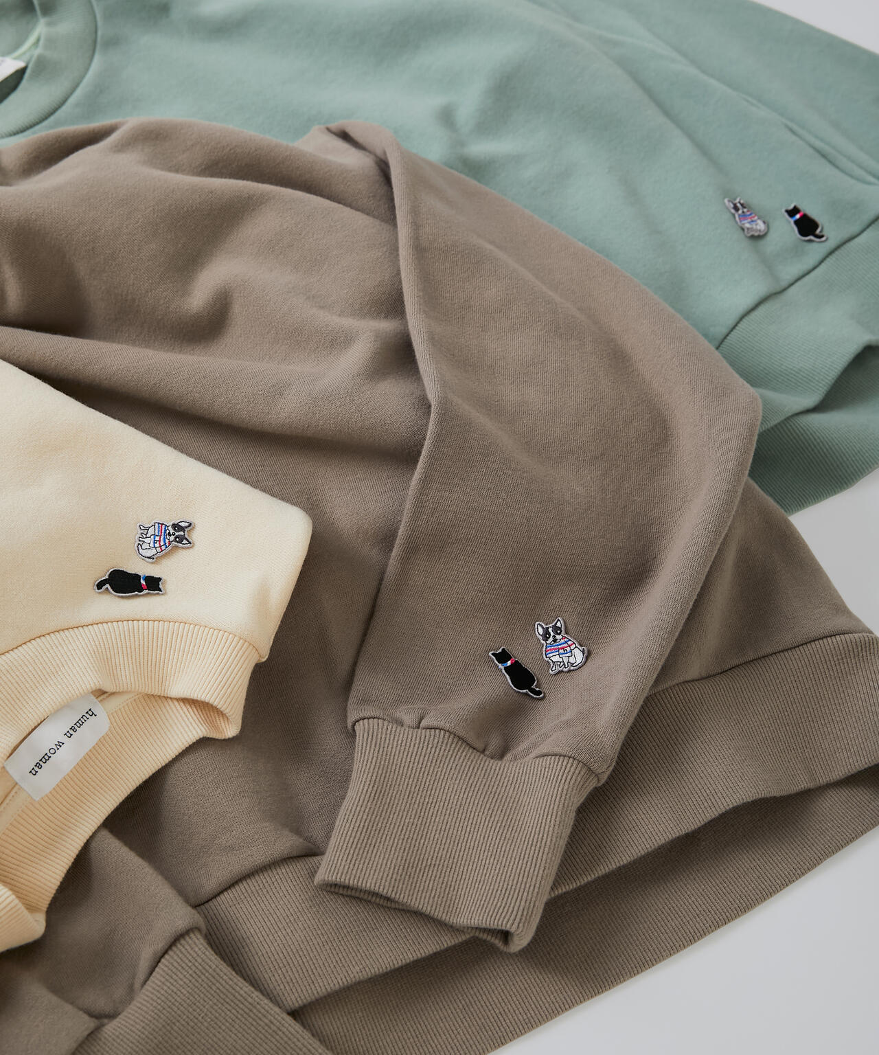 ≪カスタム用ワッペン付き≫モチーフワッペンカスタマイズ裏起毛