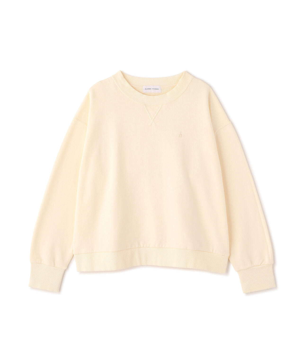 ロゴ刺繍カラースウェット