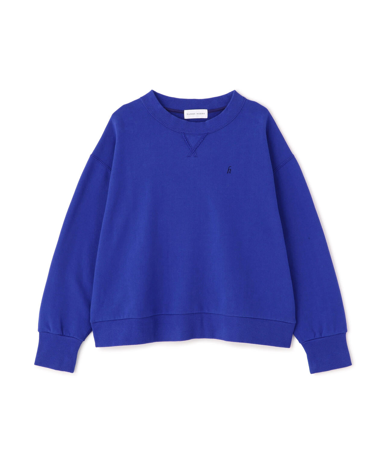 ロゴ刺繍カラースウェット