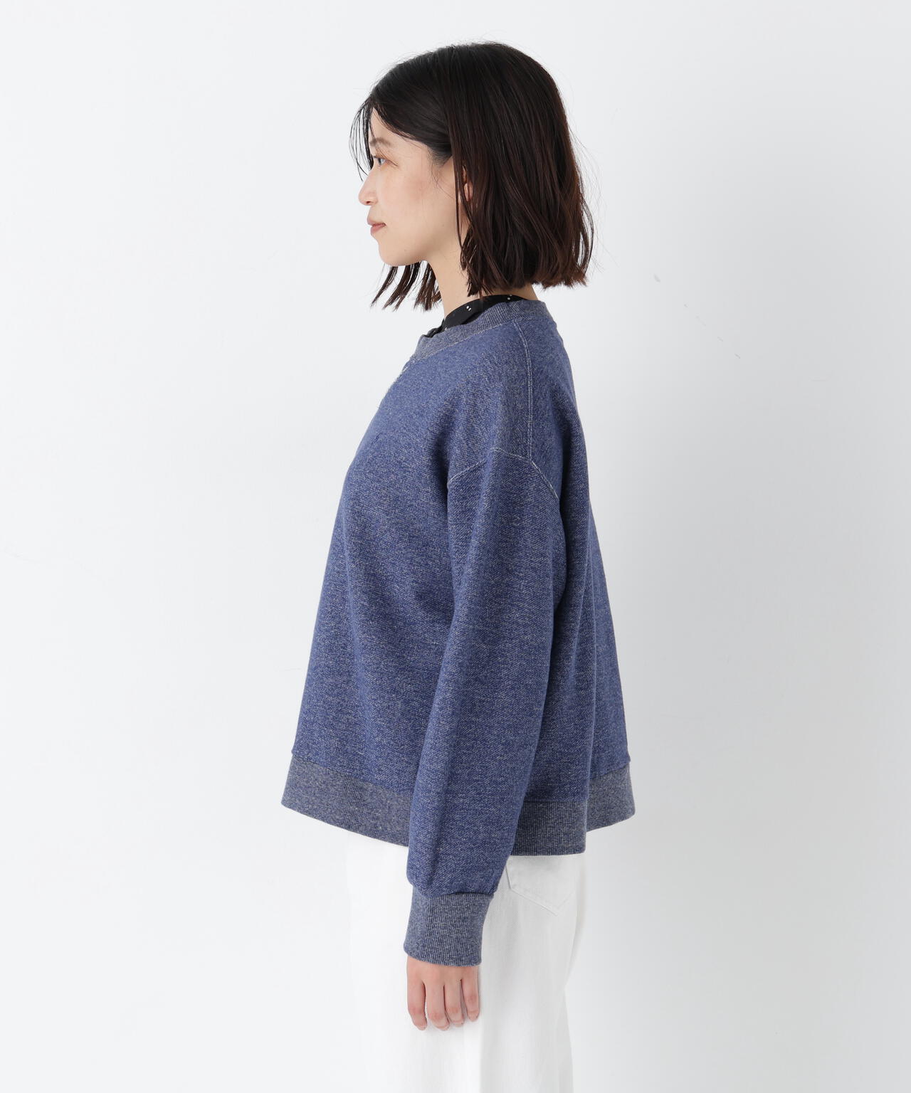 ロゴ刺繍カラースウェット