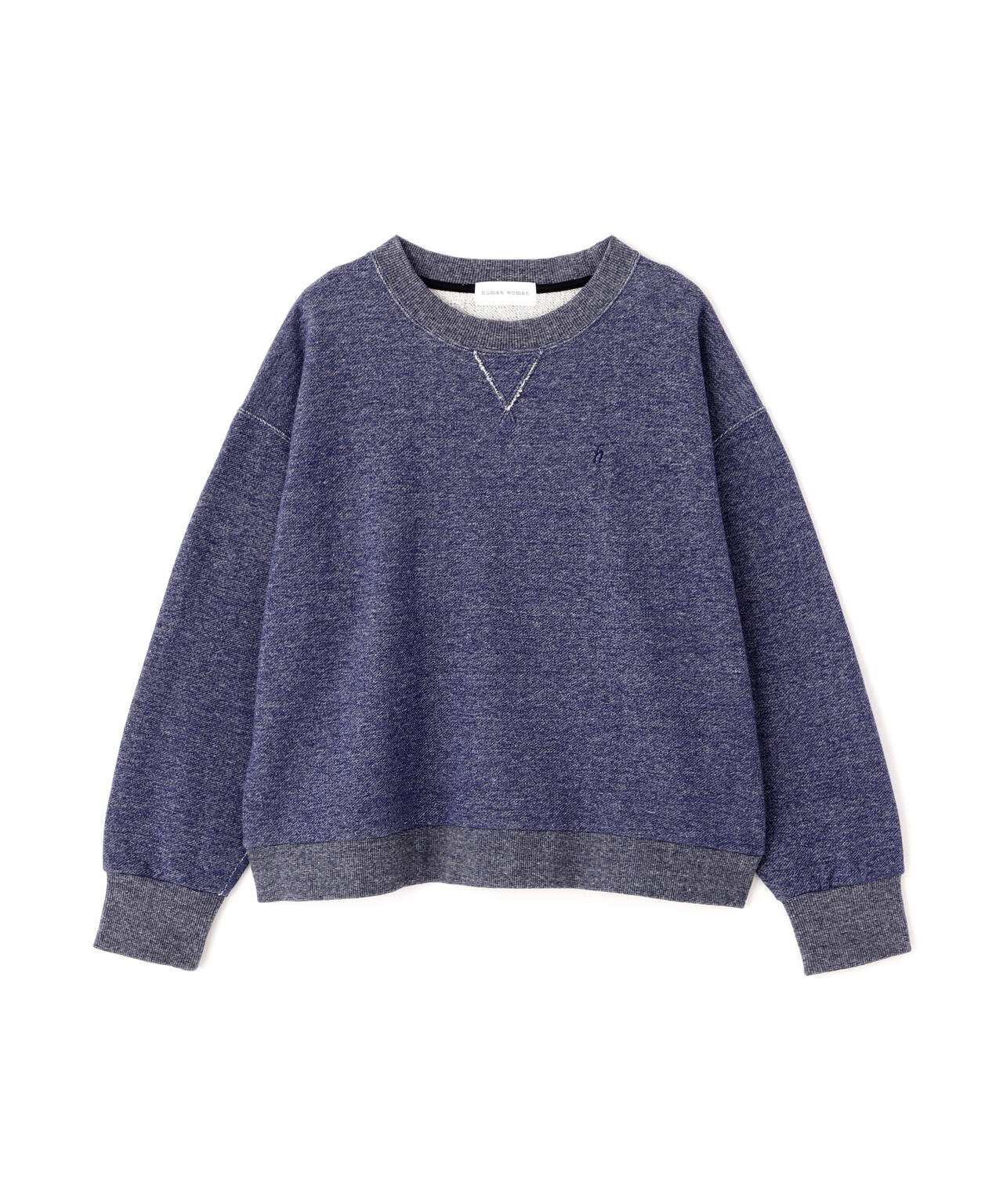 ロゴ刺繍カラースウェット