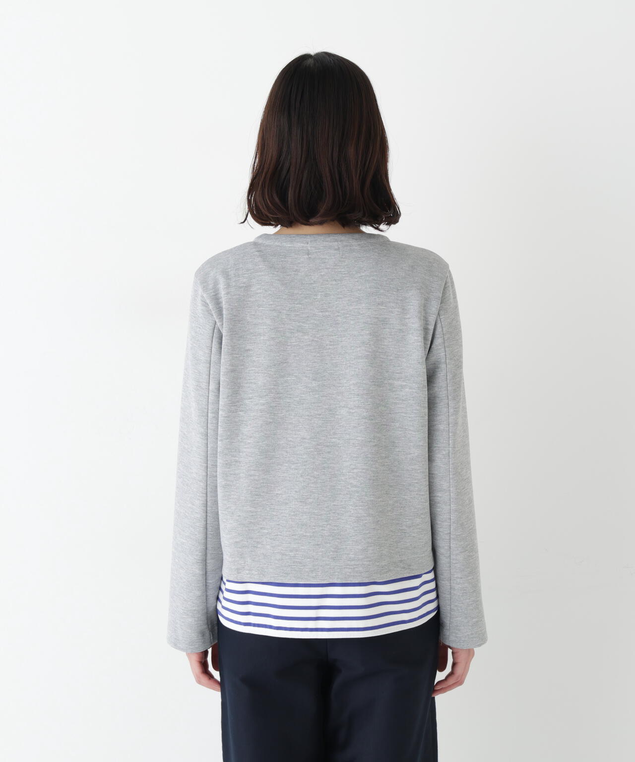 ボーダー重ね着風ＰＯ