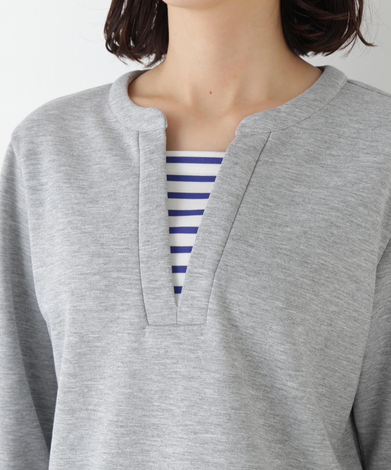 ボーダー重ね着風ＰＯ