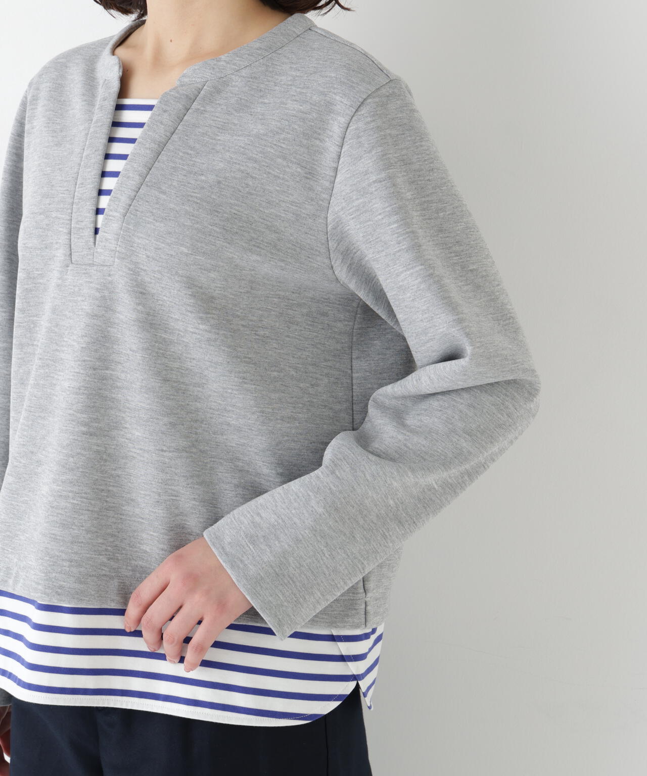 ボーダー重ね着風ＰＯ