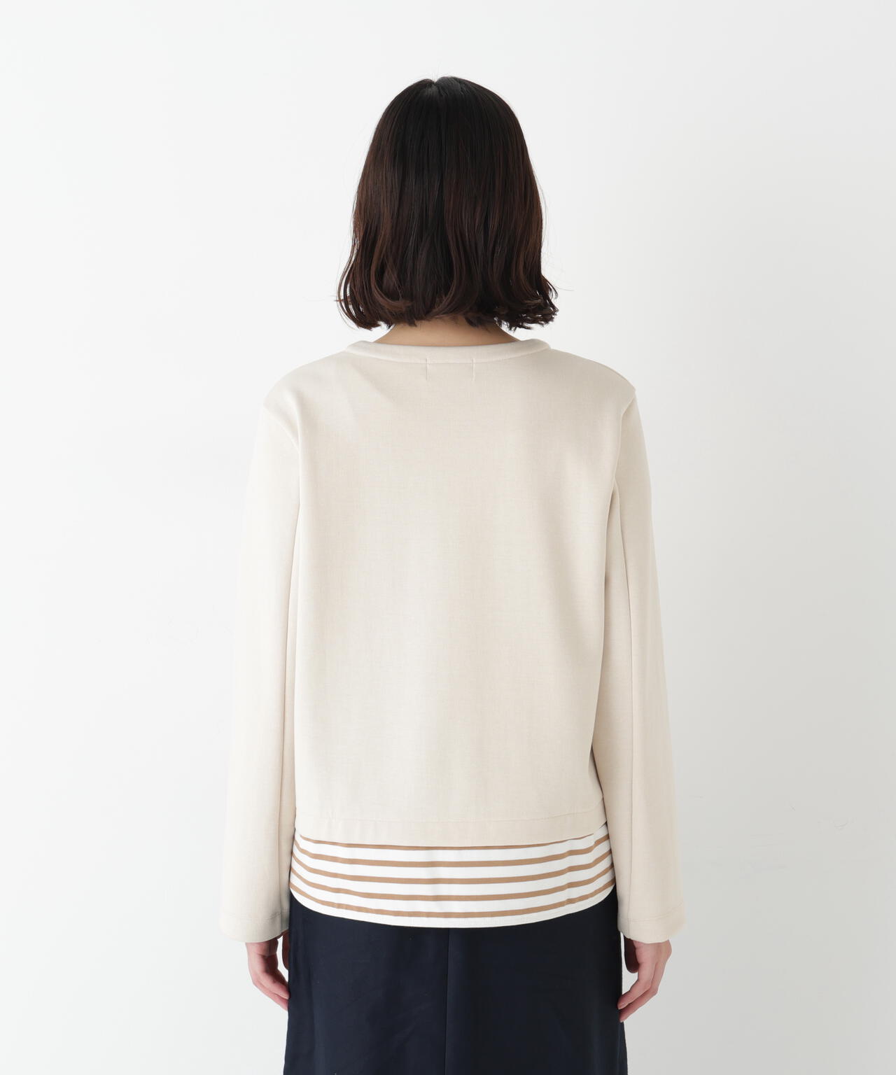 ボーダー重ね着風ＰＯ