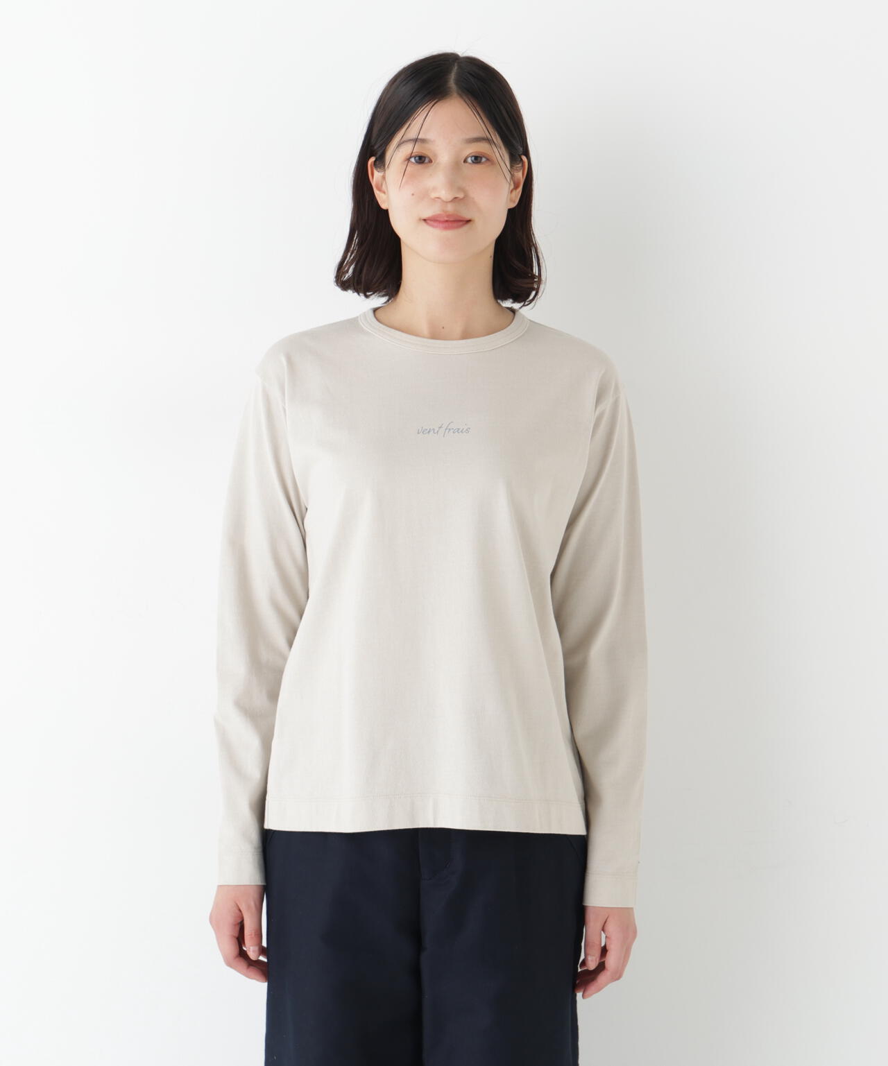 ロゴ長袖Tシャツ | human woman（ヒューマンウーマン） ｜【公式