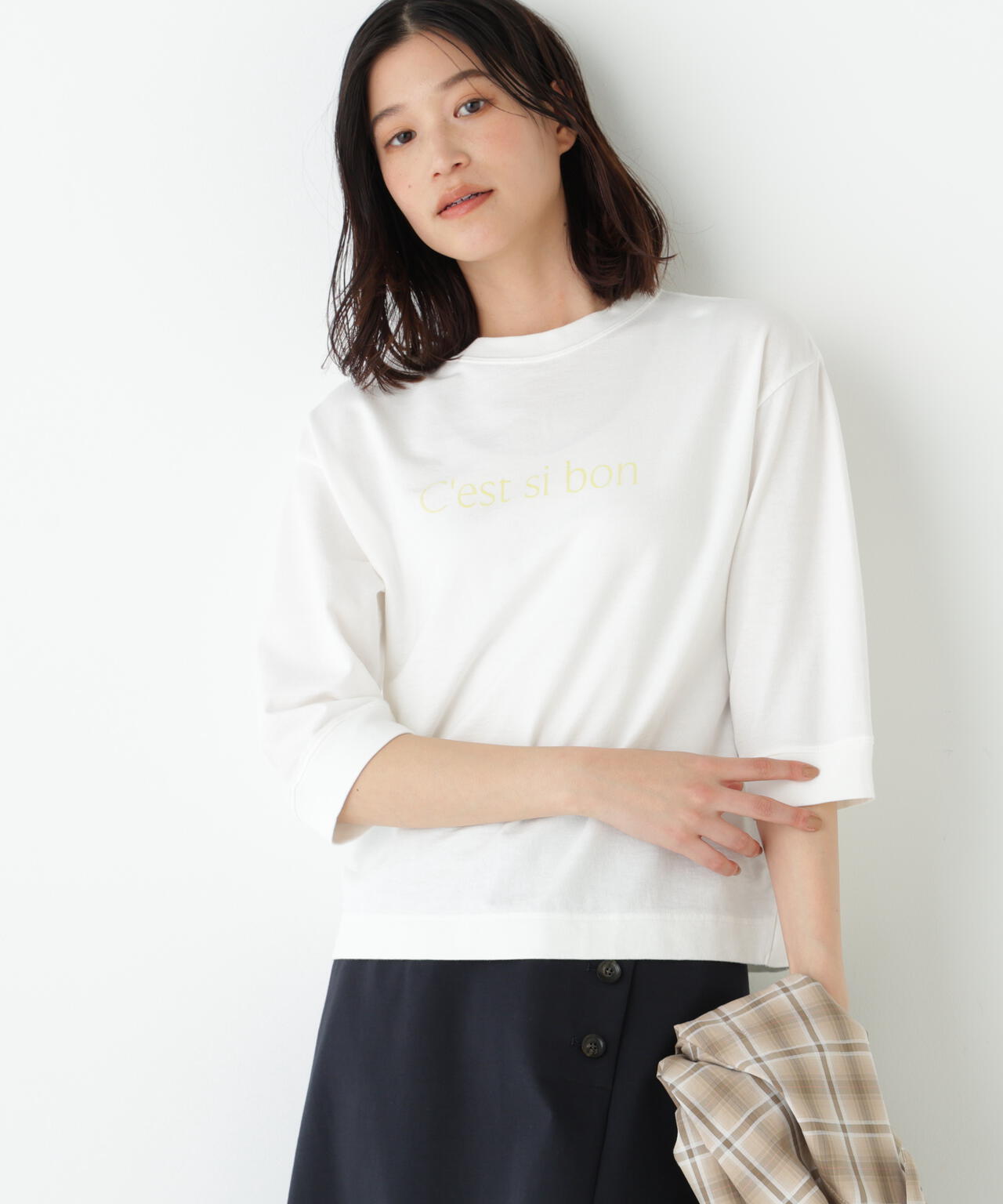 ミニ裏毛ロゴトレーナー