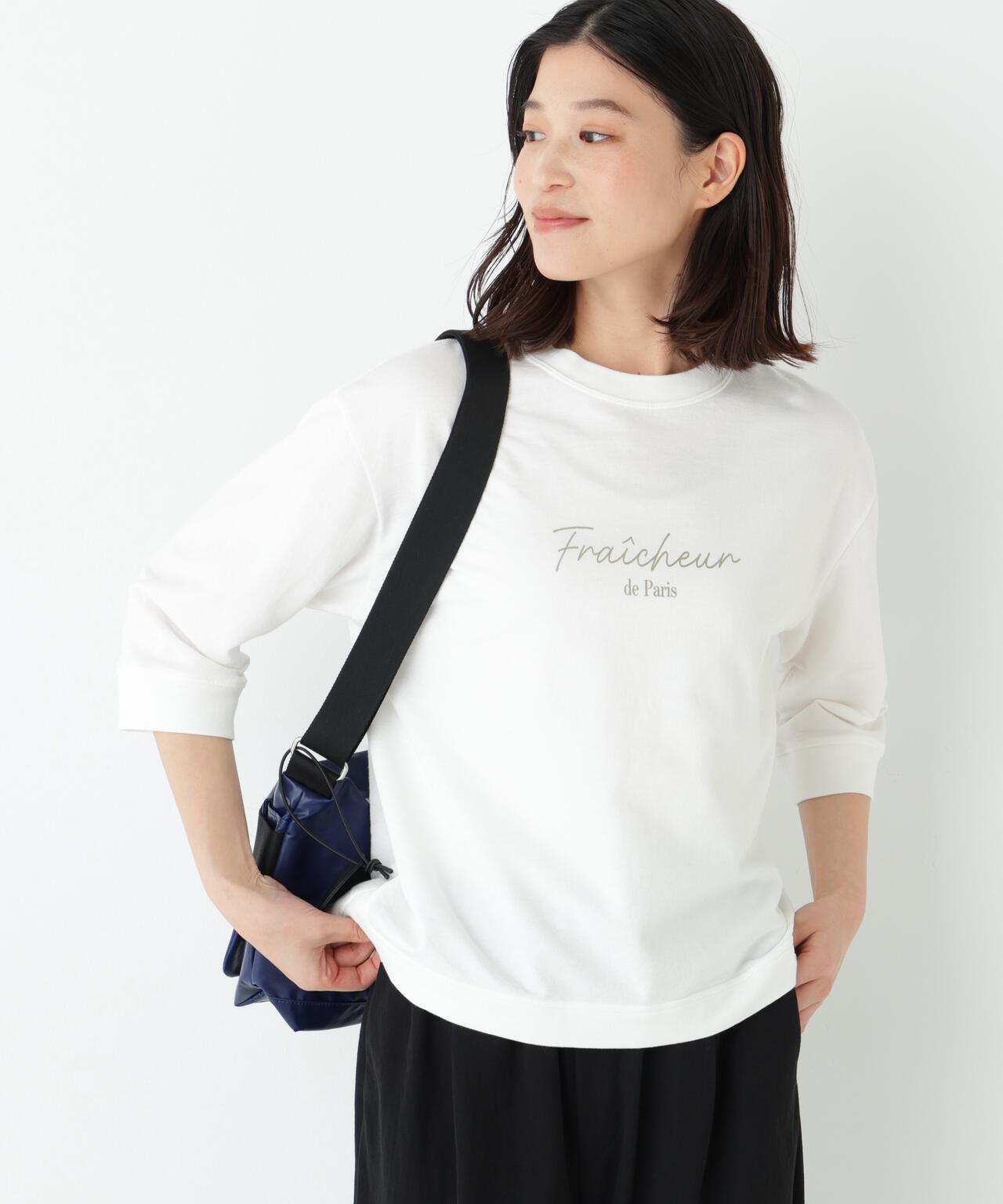 ミニ裏毛ロゴトレーナー