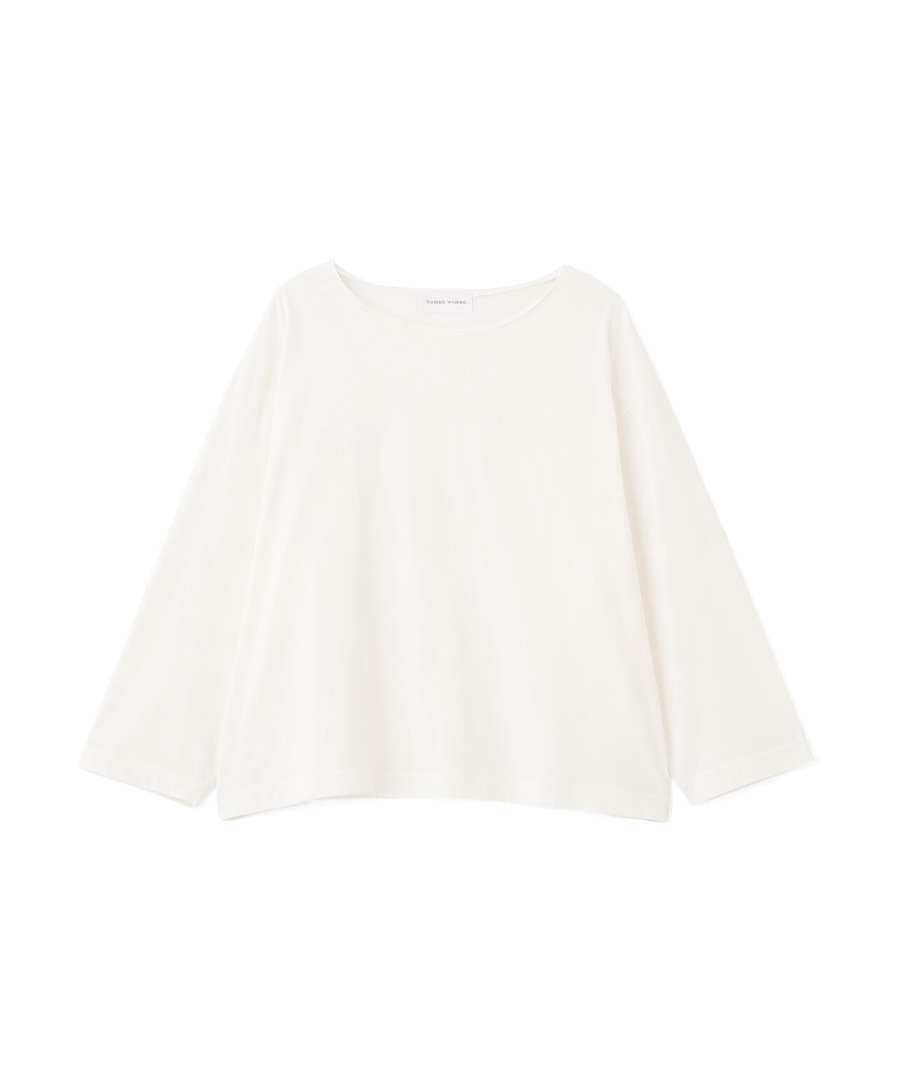ハイゲージ長袖カットソー | human woman（ヒューマンウーマン