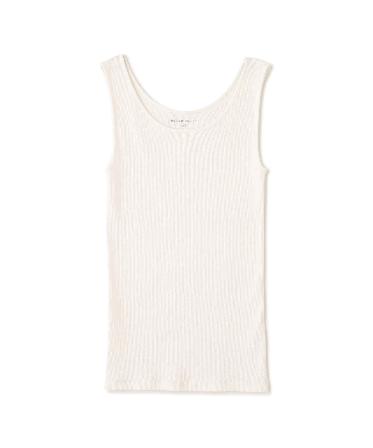 《再販》オーガニック丸胴タンクトップ