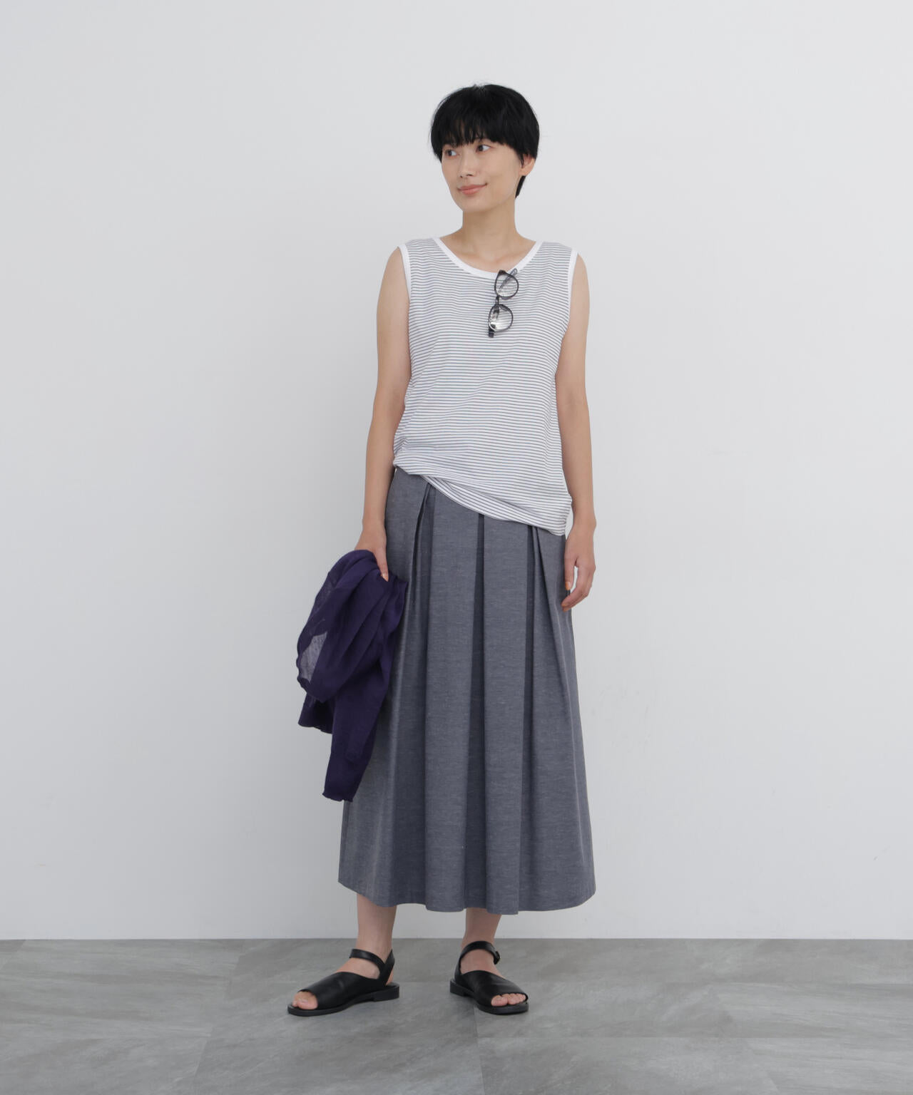 166cm　B/78　W/58　H/86 着用サイズ：M