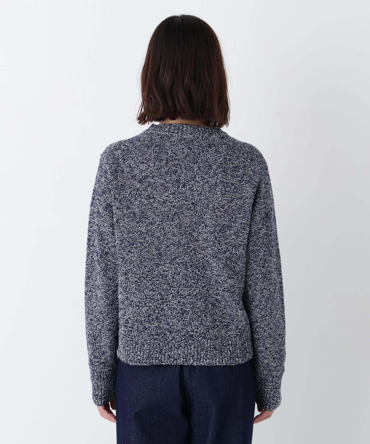 ＭＩＸヤーンクルーネックカーディガン