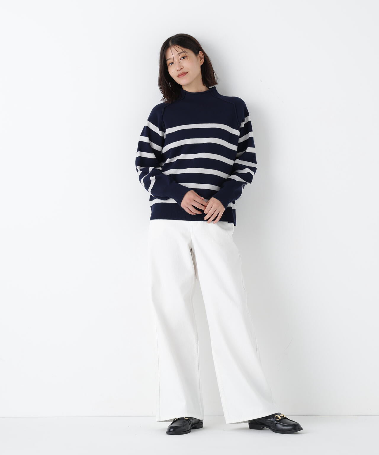 コットンジャガードボトルネックＰＯ