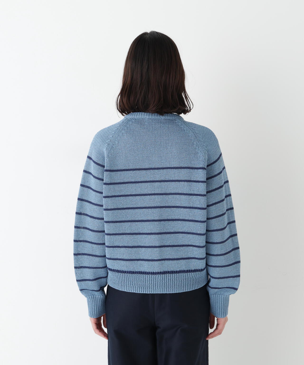 ギマコットンキーネックカーディガン