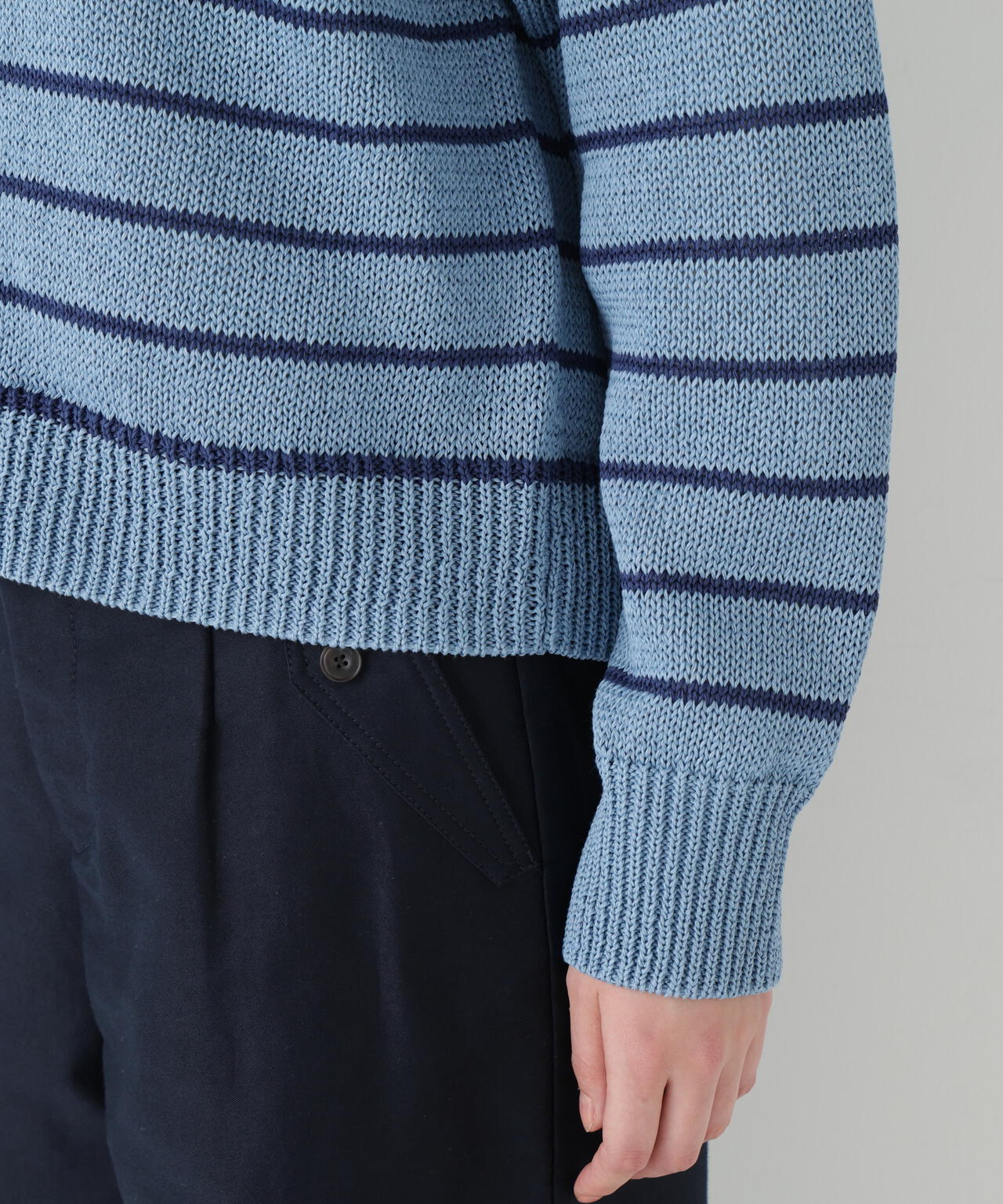 ギマコットンキーネックカーディガン