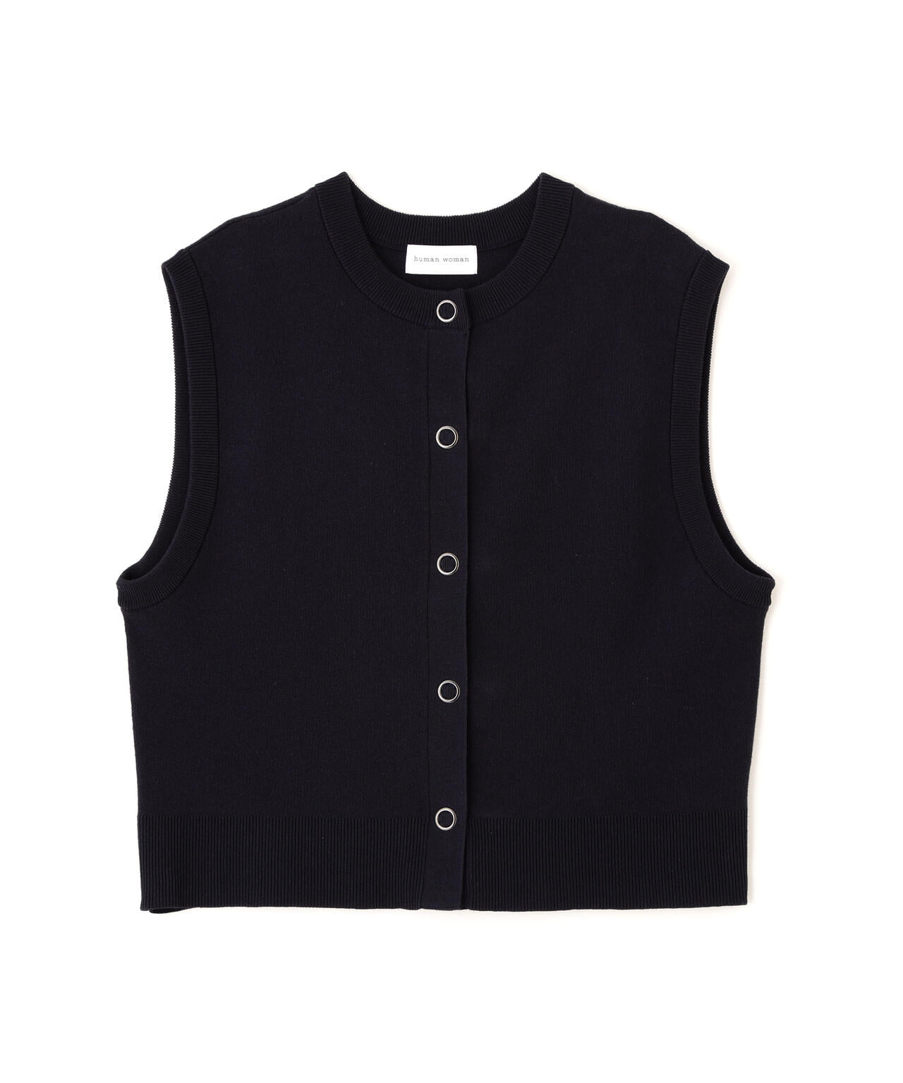 ハイツイストコットン混ジャカードベスト