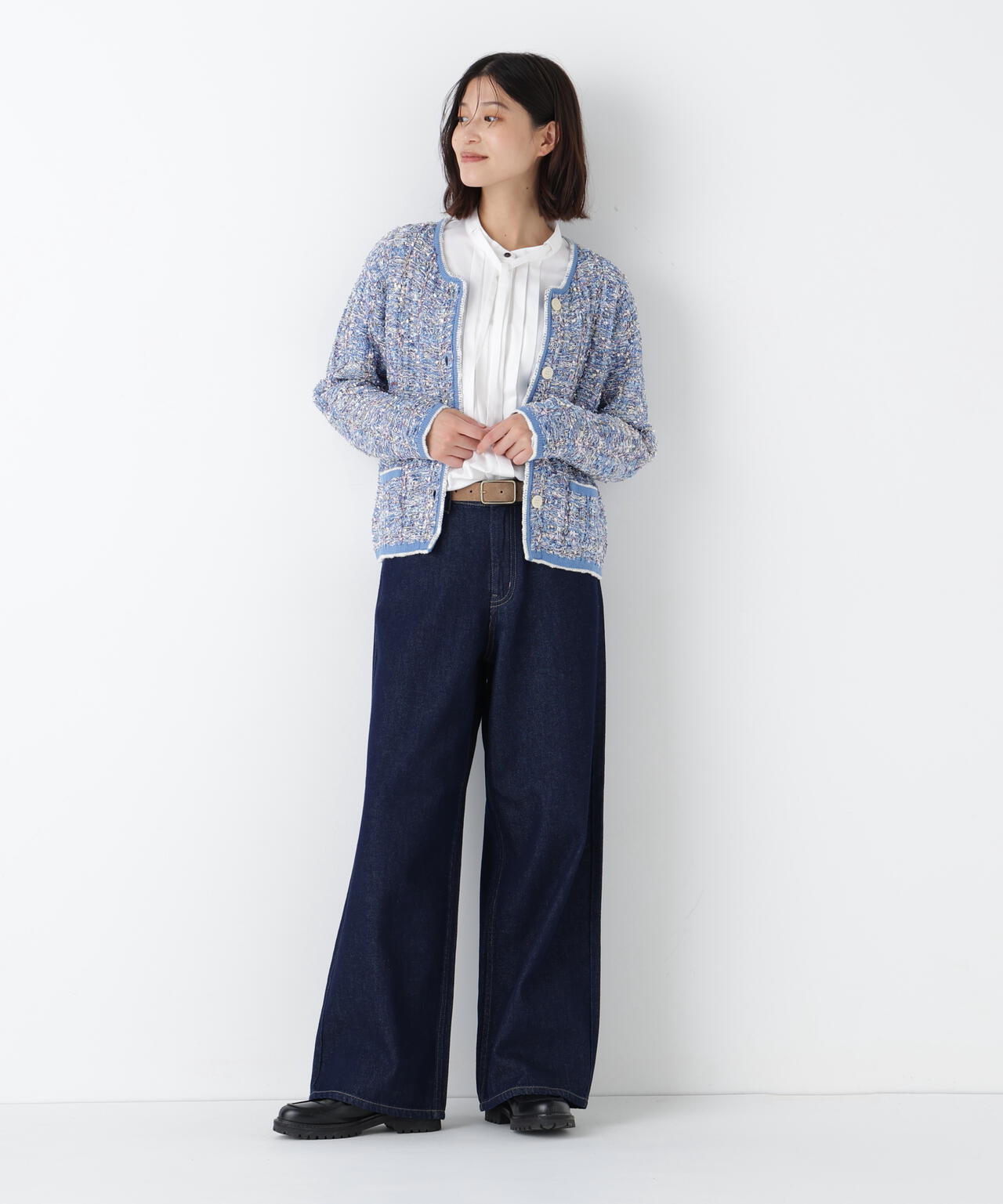 ツィードニットＪＫ