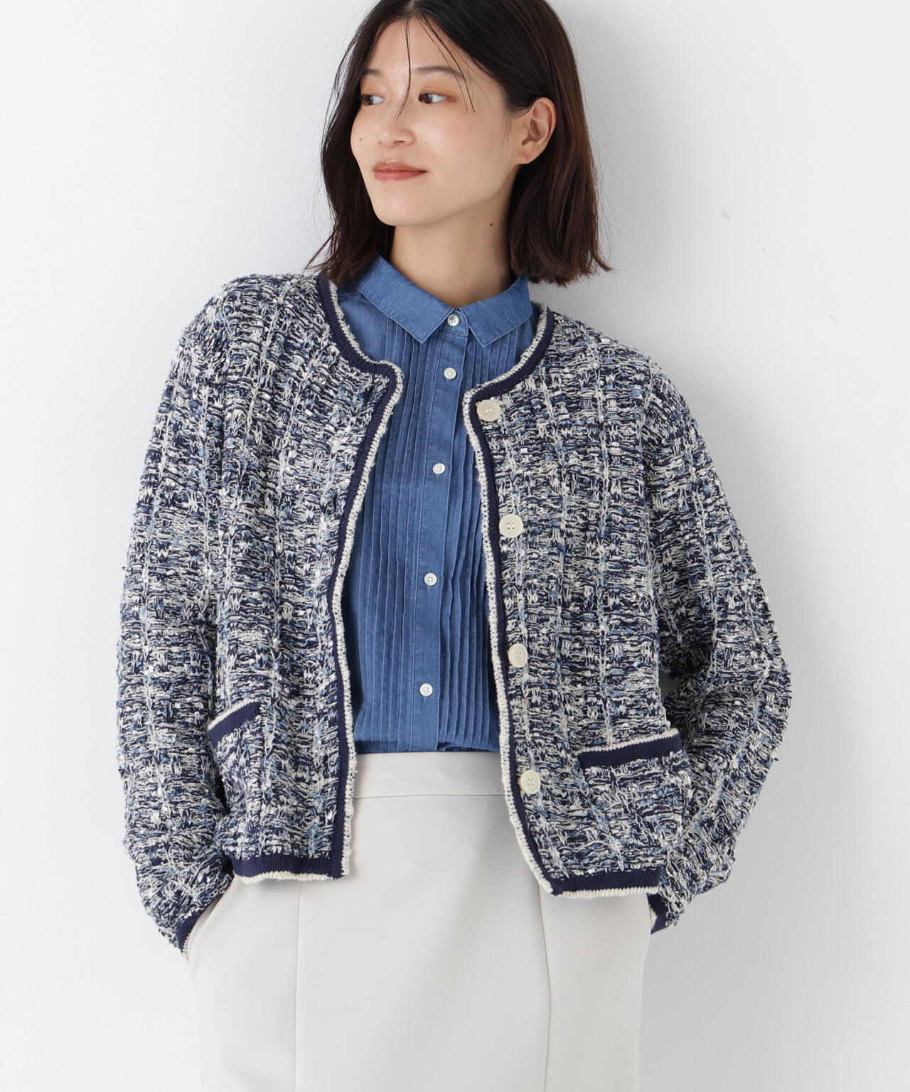 ツィードニットＪＫ