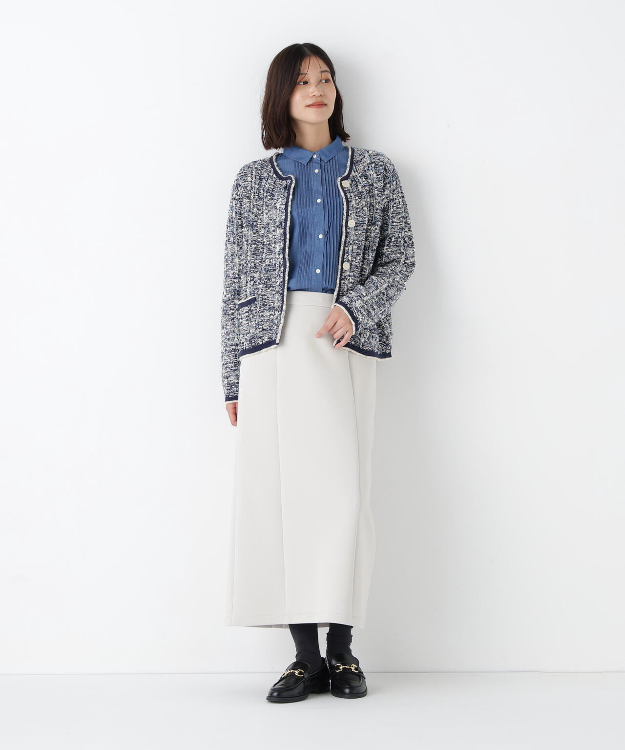 ツィードニットＪＫ