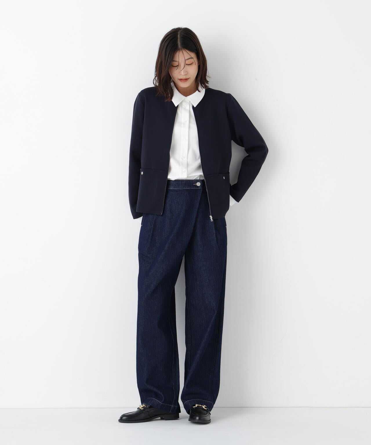 コットンスムースジップアップＪＫ