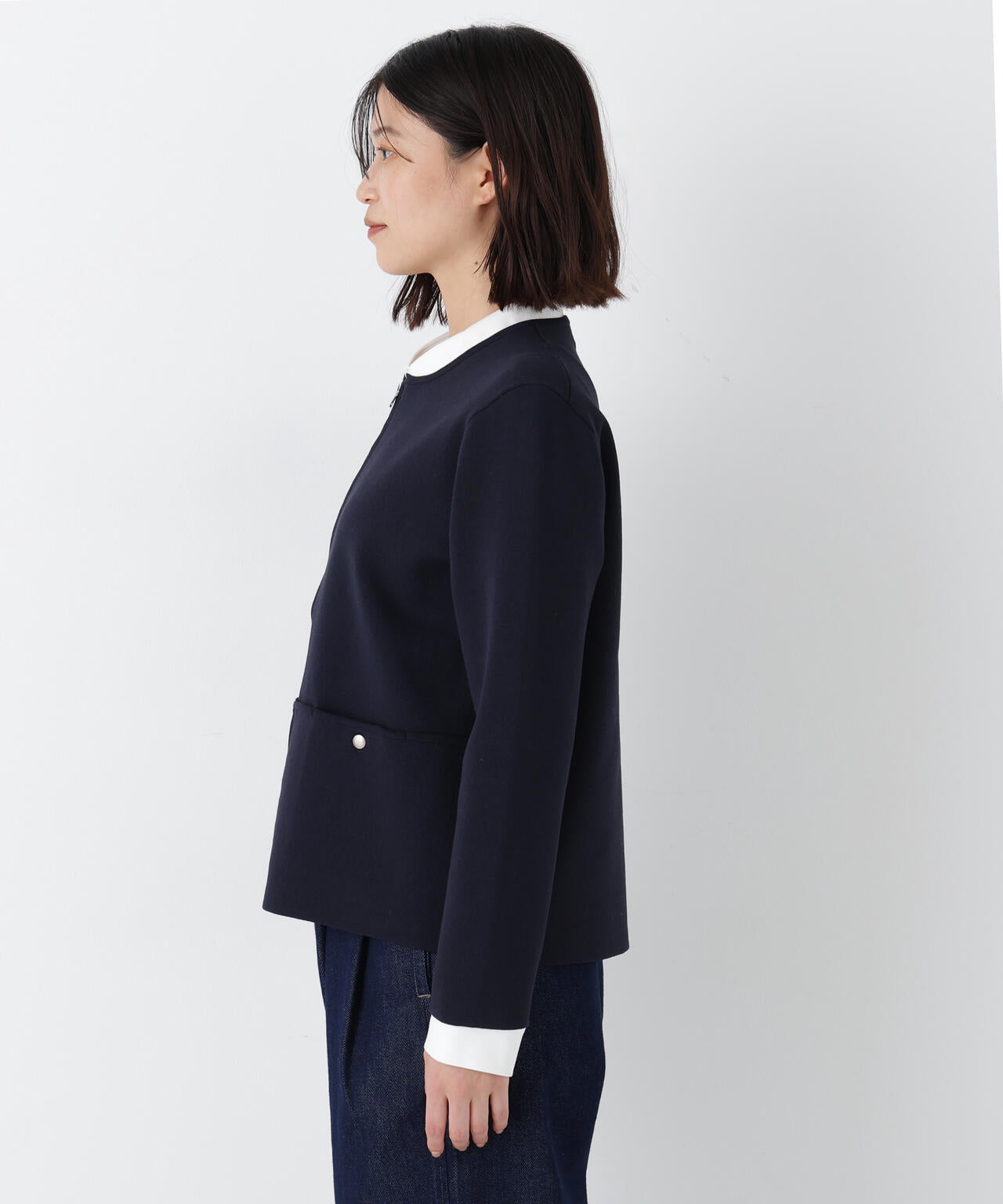 コットンスムースジップアップＪＫ