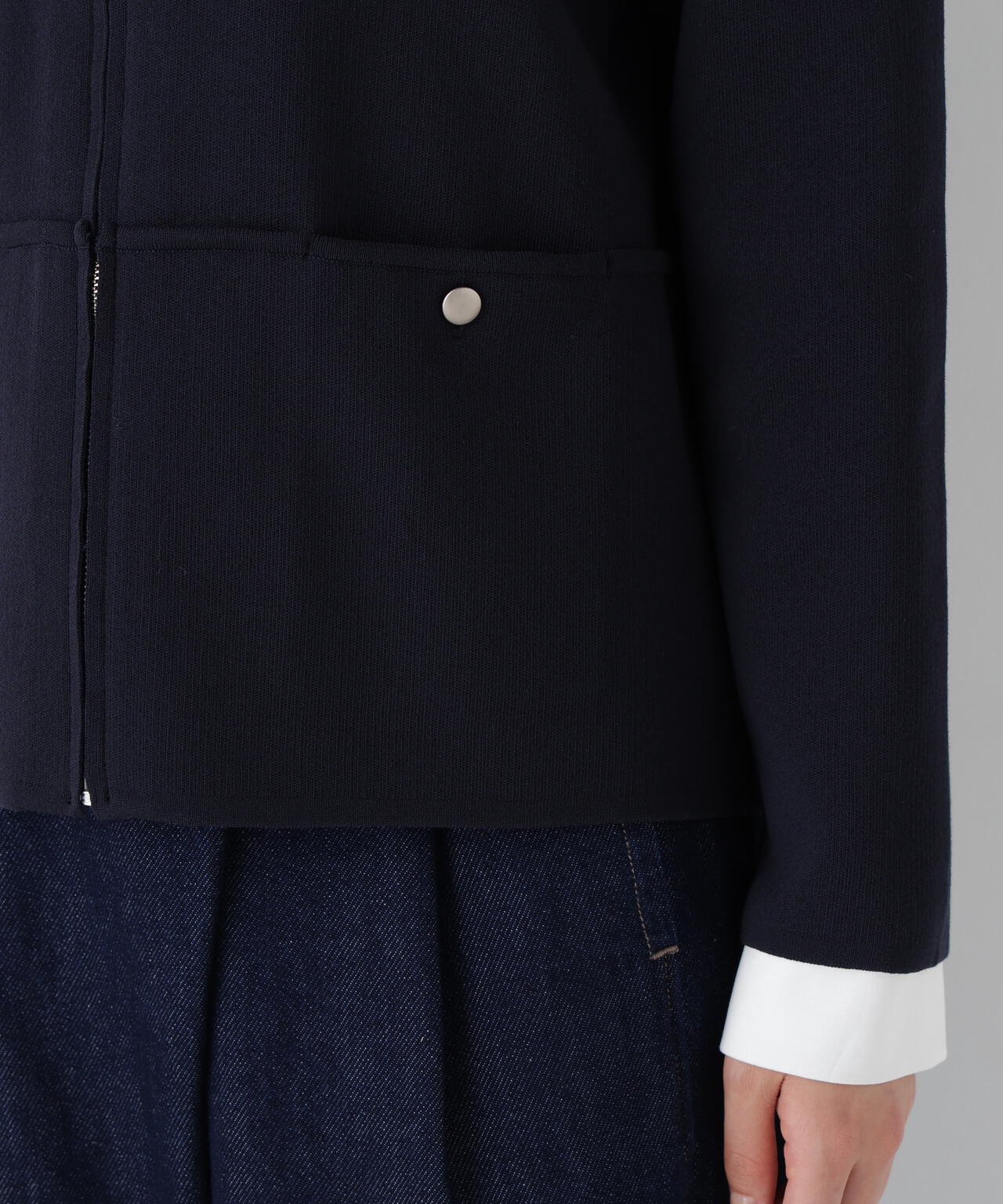 コットンスムースジップアップＪＫ