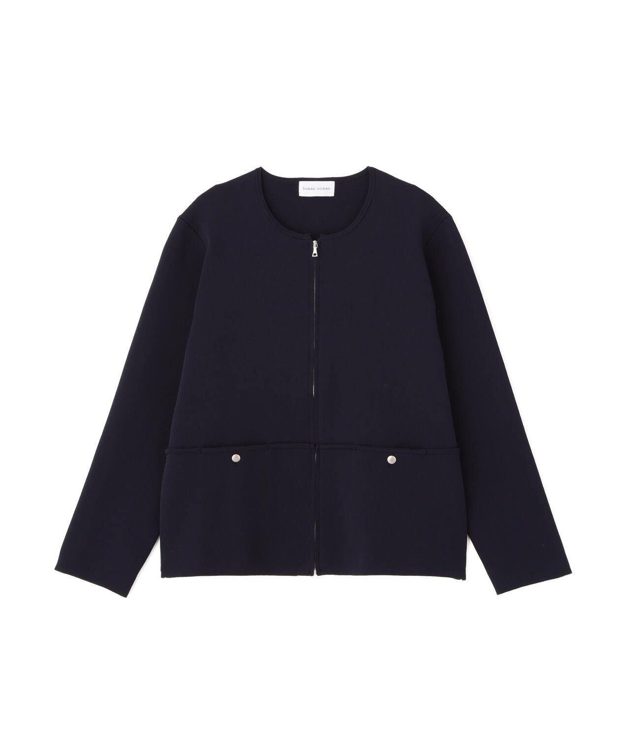 コットンスムースジップアップＪＫ