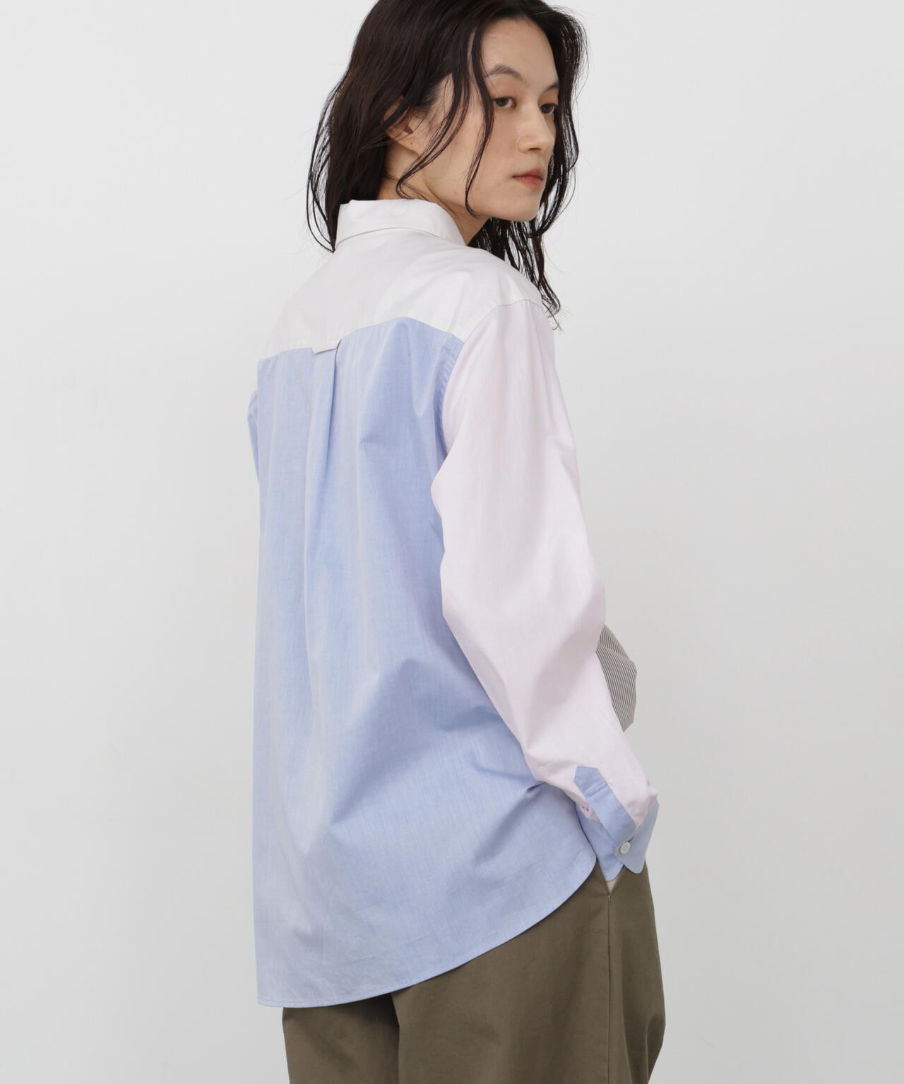 165cm/B:77cm/W:57cm/H:79cm 着用サイズ：M