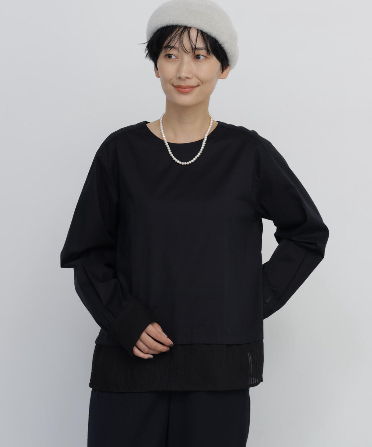 166cm　B/78　W/58　H/86 着用サイズ：M