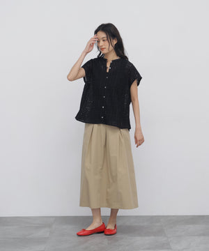 165cm/B:77cm/W:57cm/H:79cm 着用サイズ：M
