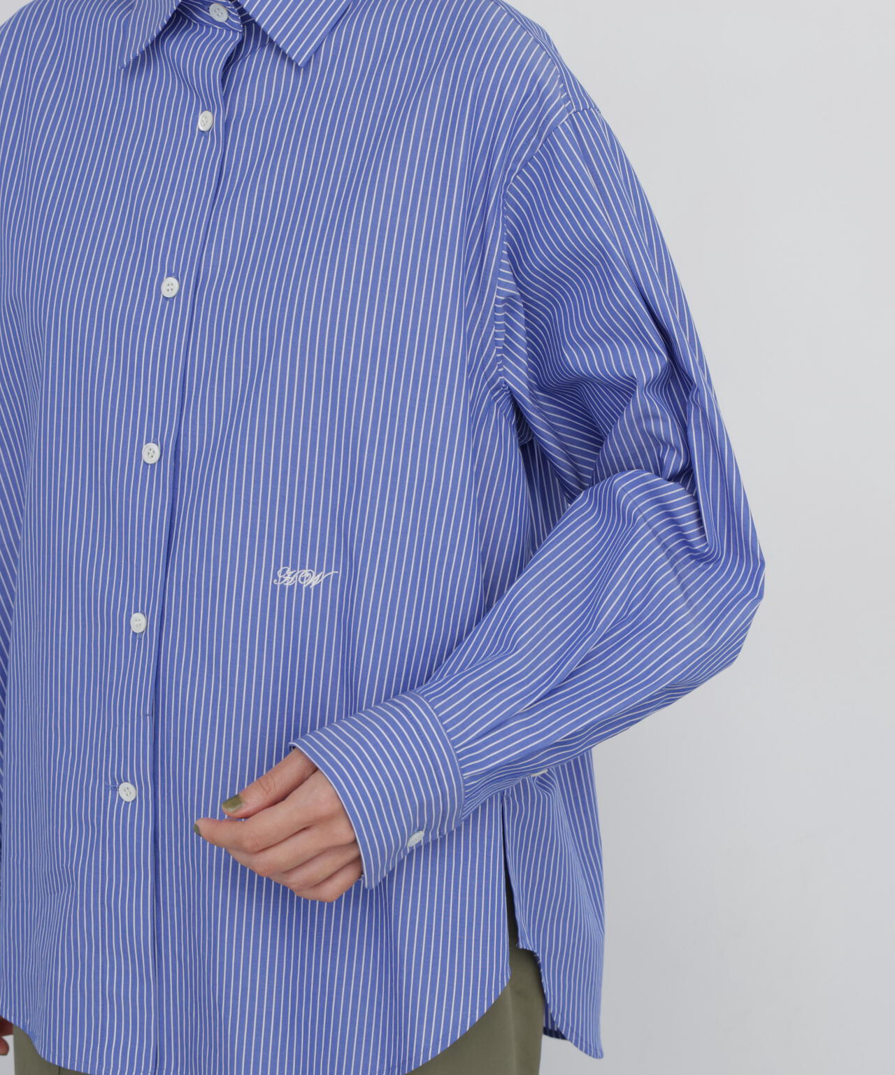 165cm/B:77cm/W:57cm/H:79cm 着用サイズ：M