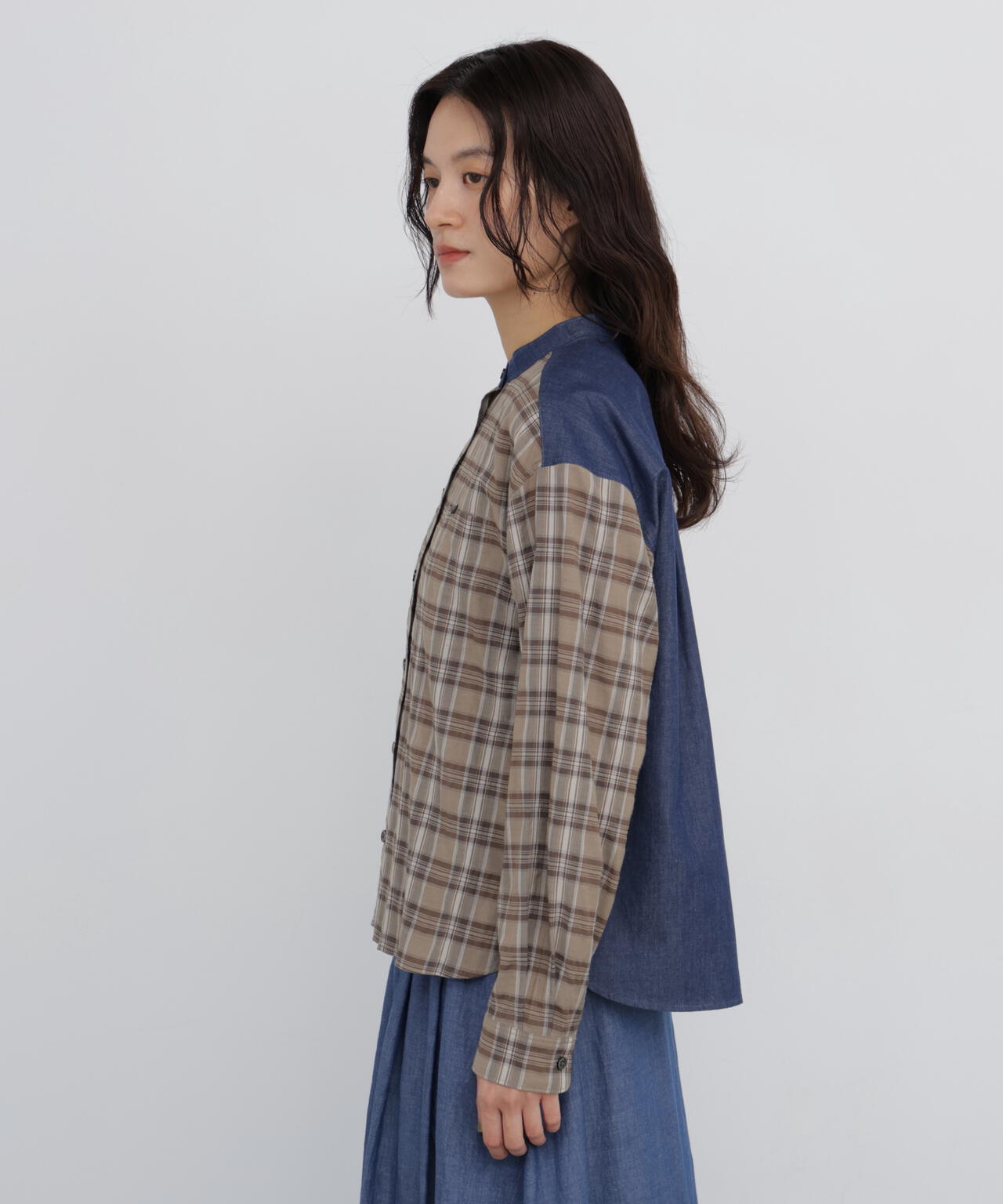 165cm/B:77cm/W:57cm/H:79cm 着用サイズ：M
