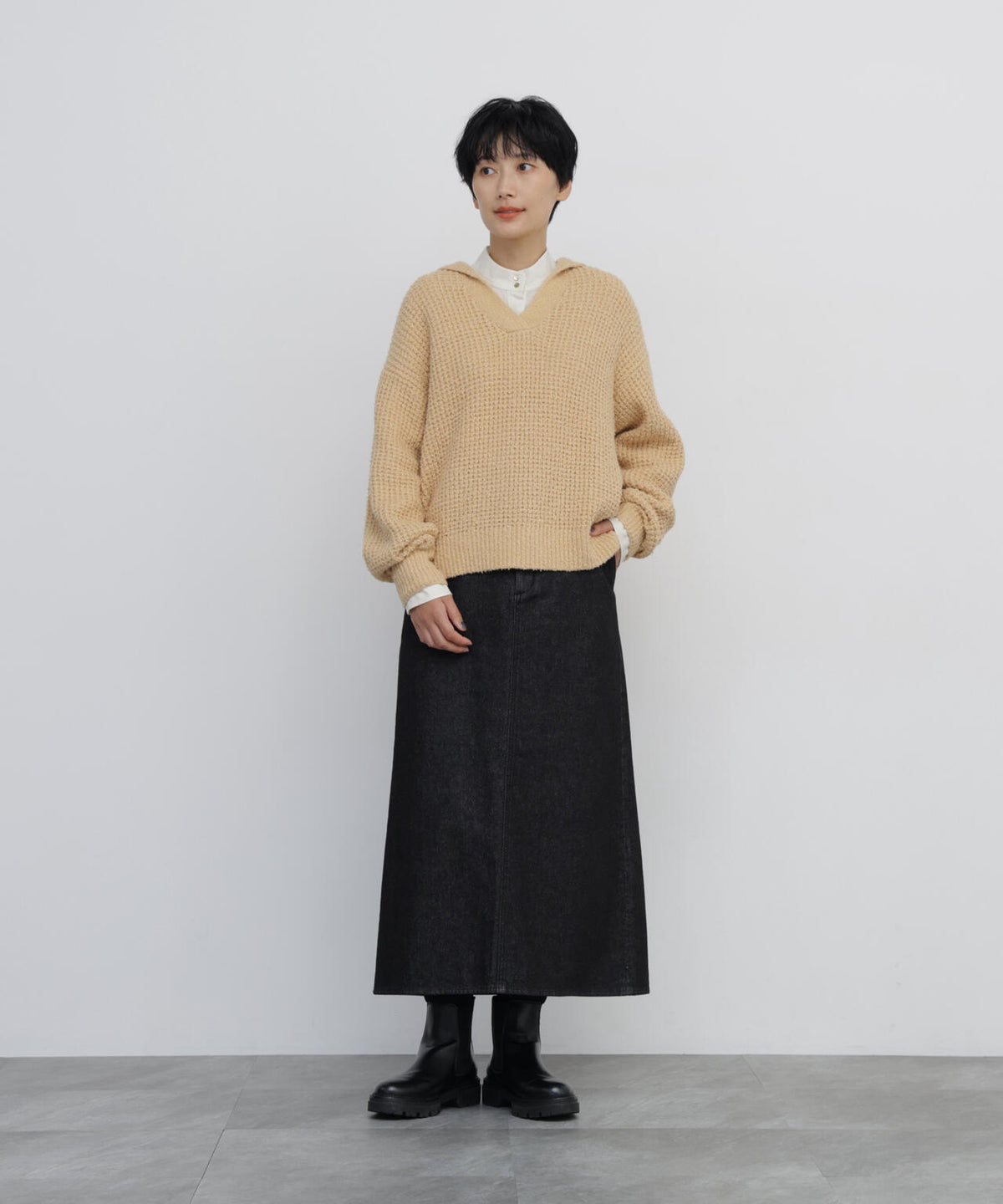 166cm　B/78　W/58　H/86 着用サイズ：M