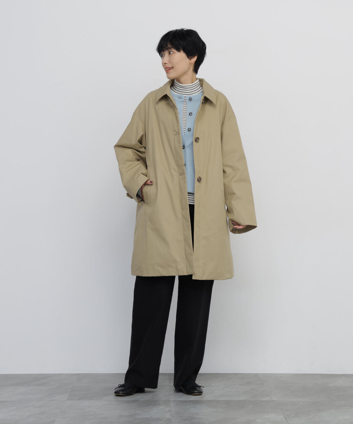 166cm　B/78　W/58　H/86 着用サイズ：M