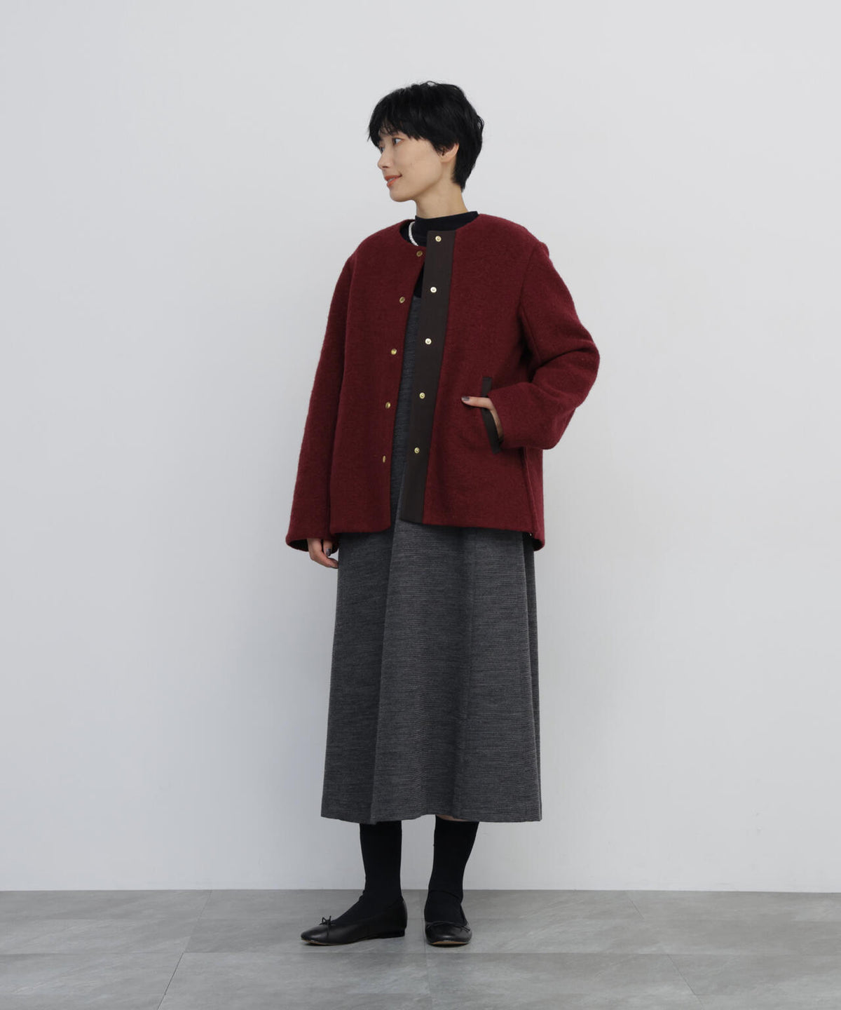 166cm　B/78　W/58　H/86 着用サイズ：M